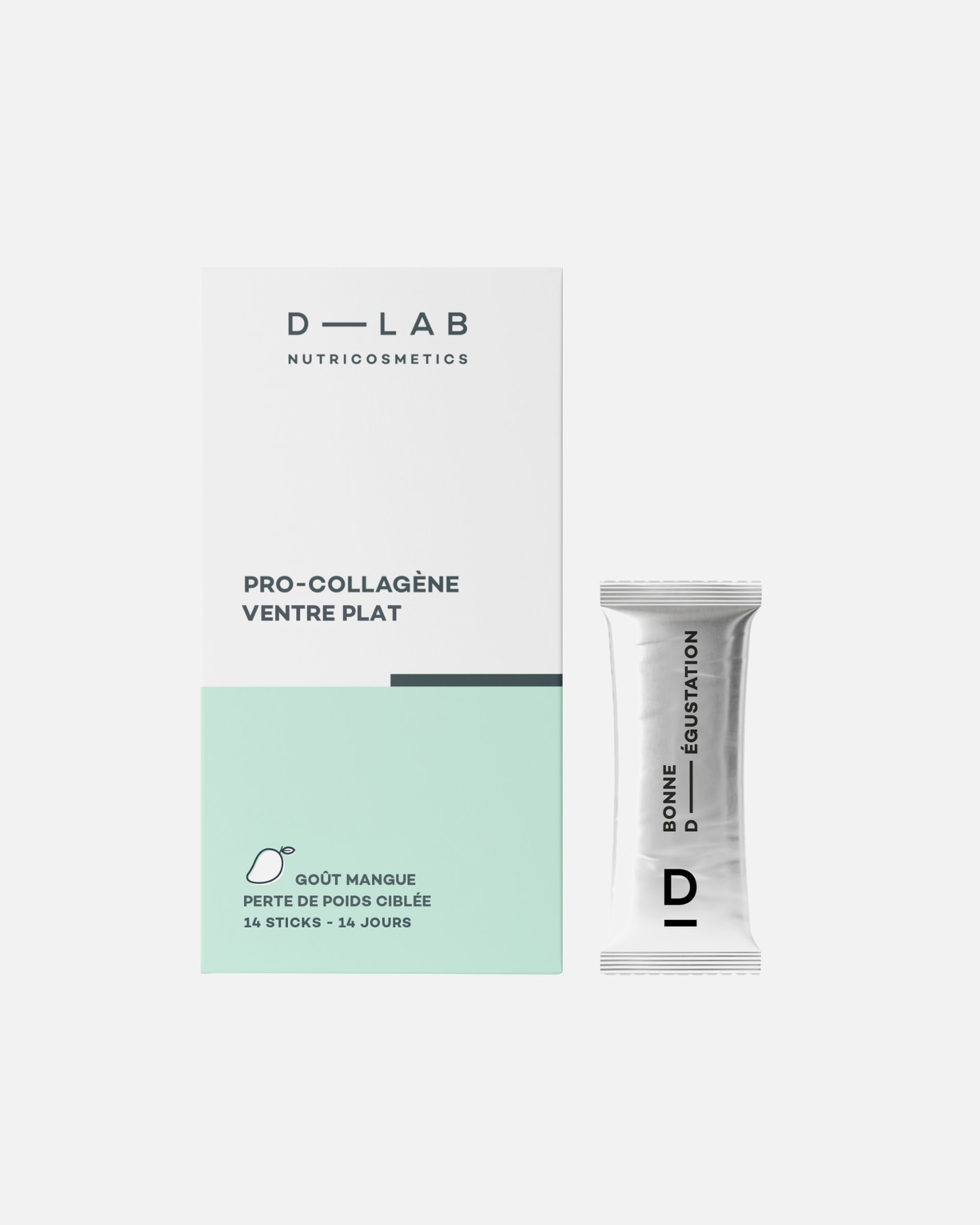 Complément alimentaire pour Unisexe D-LAB NUTRICOSMETICS PRO COLLAGENE VENTRE PLAT 14 sticks