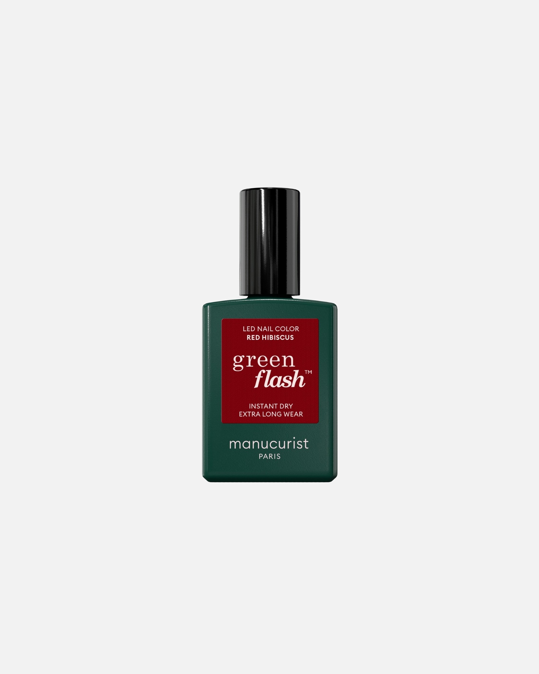 Vernis pour Unisexe manucurist green flash LED gel Red Hibiscus