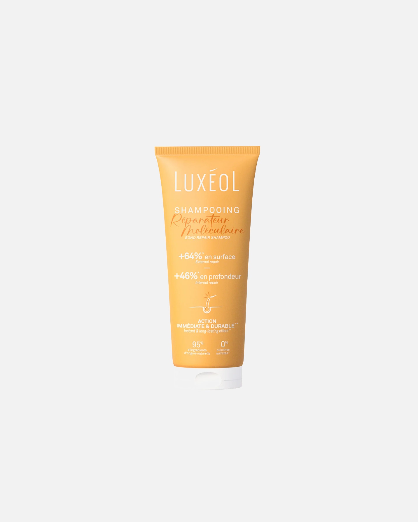 Shampooing pour Unisexe Luxéol Réparateur Moléculaire 200 ml