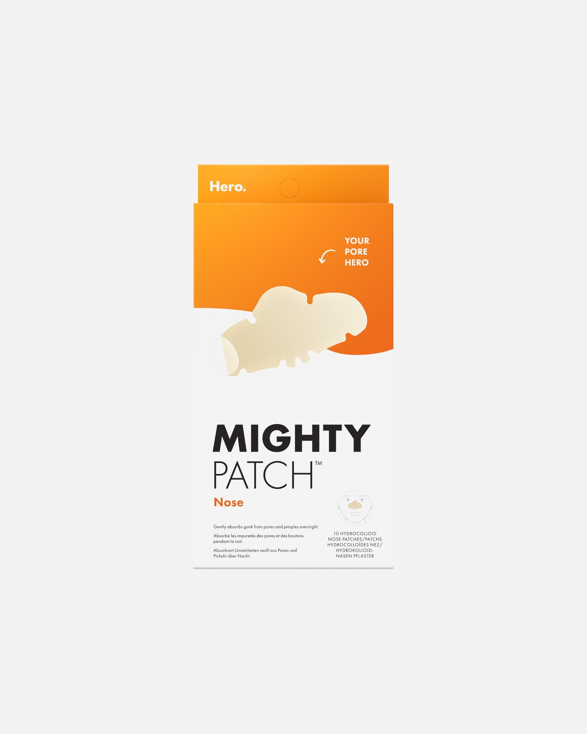 Soin anti-acné pour Unisexe HERO Default Brand Line MIGHTY PATCH NOSE 10 patchs
