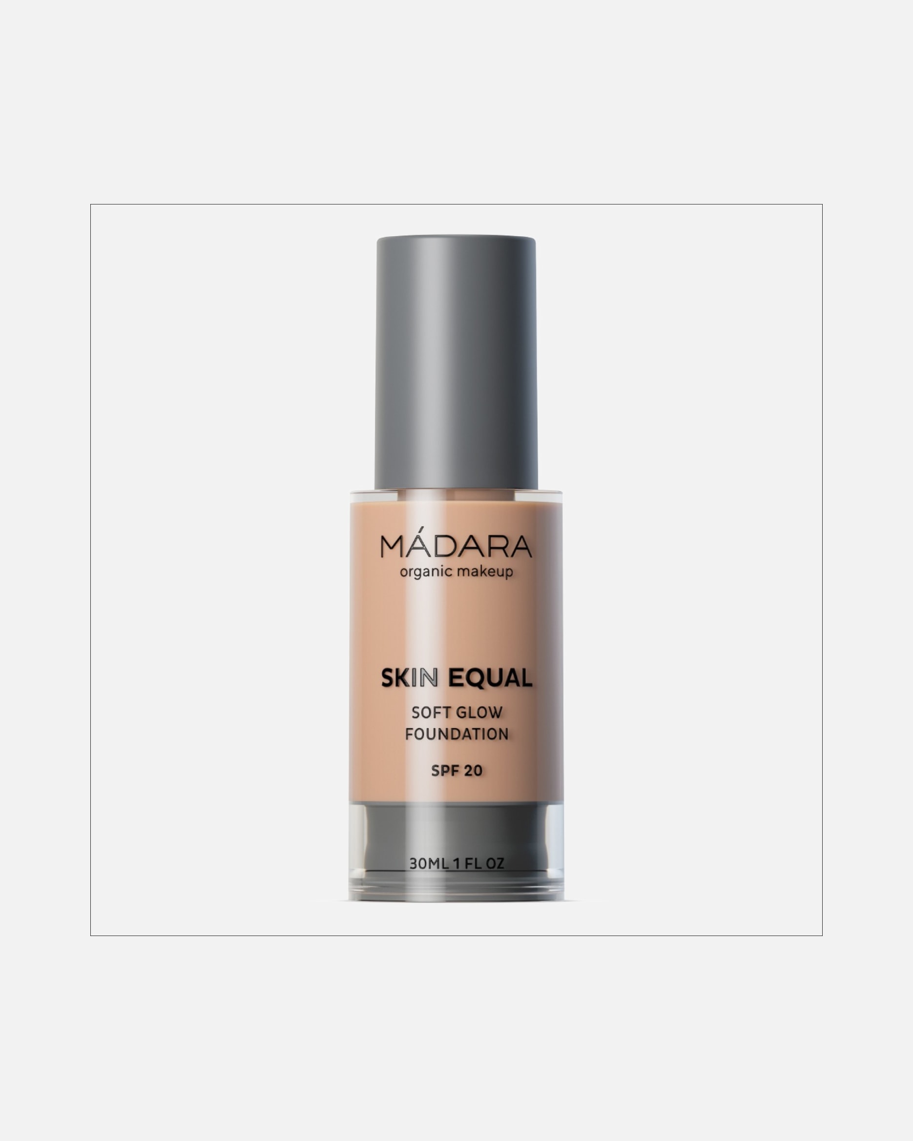 Fond de teint pour Unisexe MÁDARA Make Up Skin Equal Soft Glow SPF20 #30 ROSE IVORY