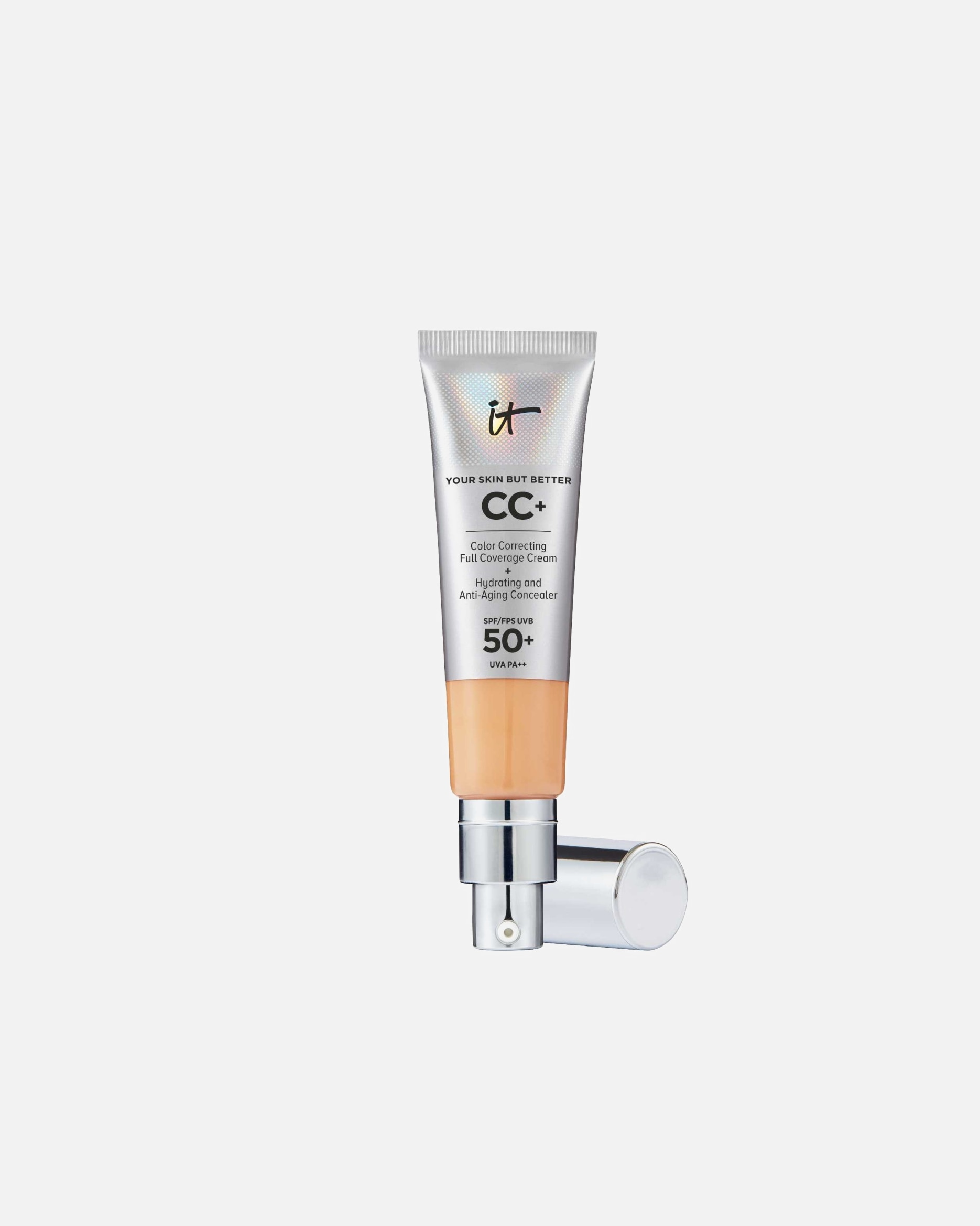 CC crème pour Unisexe IT Cosmetics Your Skin But Better CC+ Cream SPF 50+ Medium Tan