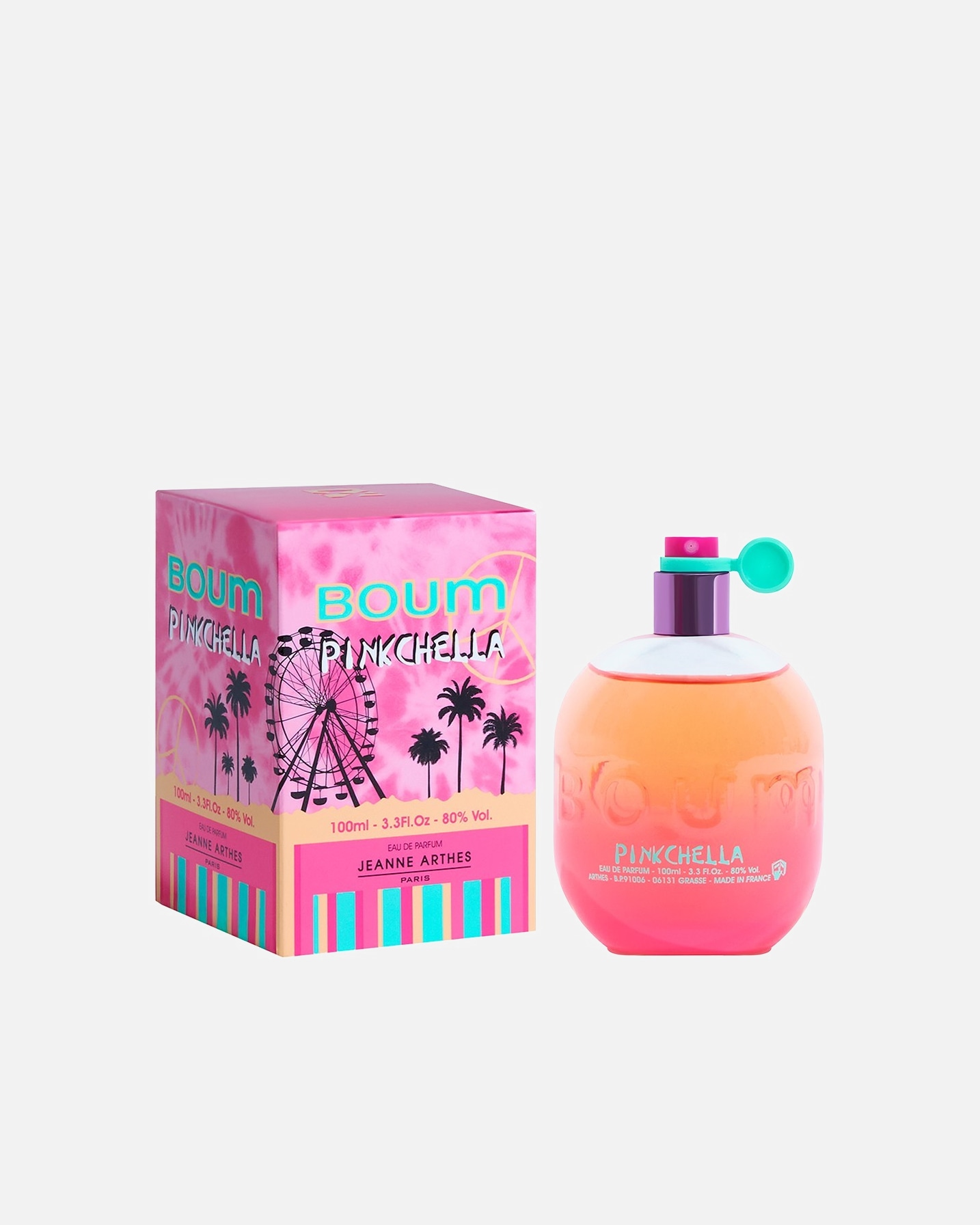 Eau de parfum pour Femme Jeanne Arthes Boum Pinkchella 100 ml