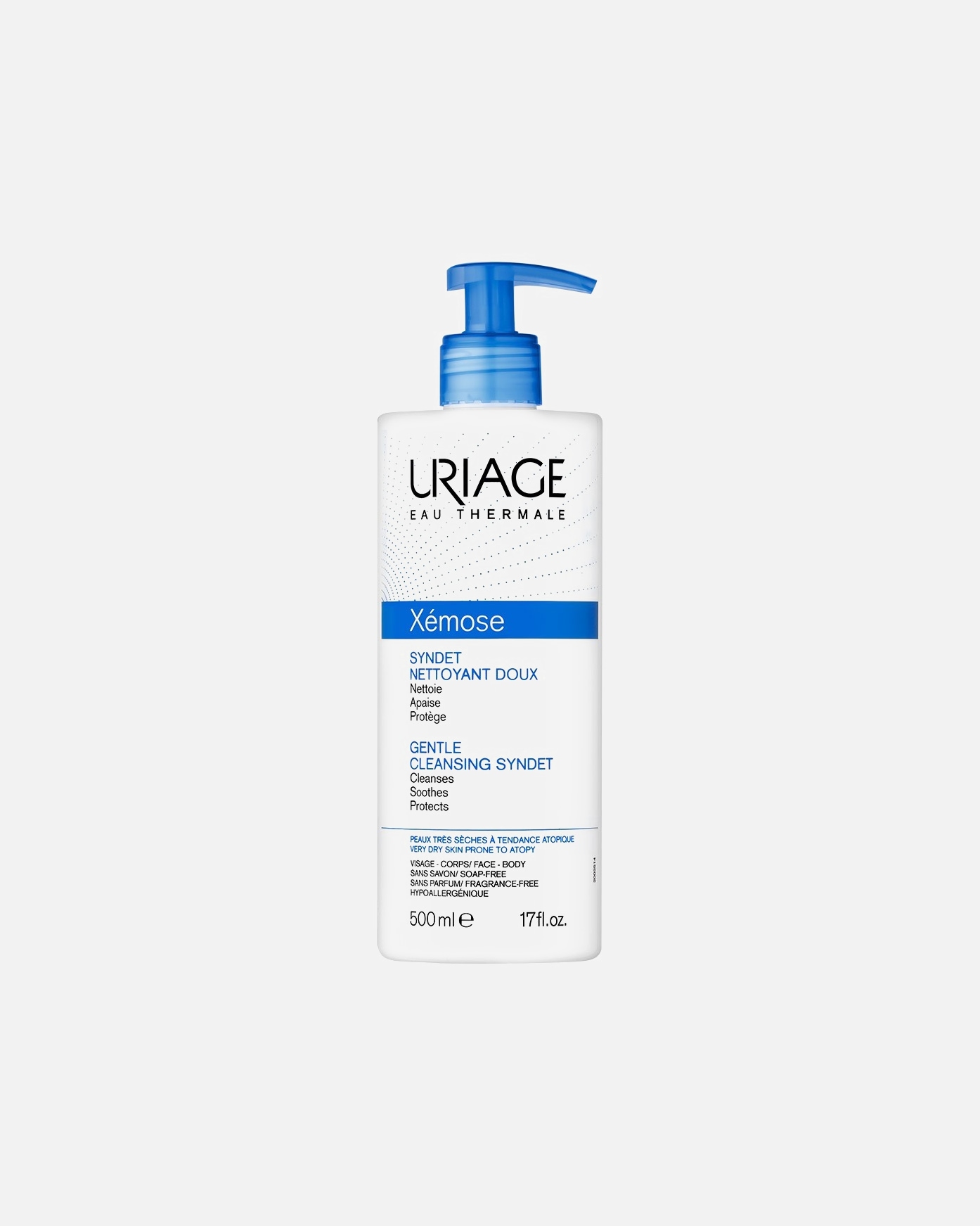 Soin intime pour Unisexe Uriage Xémose Syndet Nettoyant Doux 500 ml
