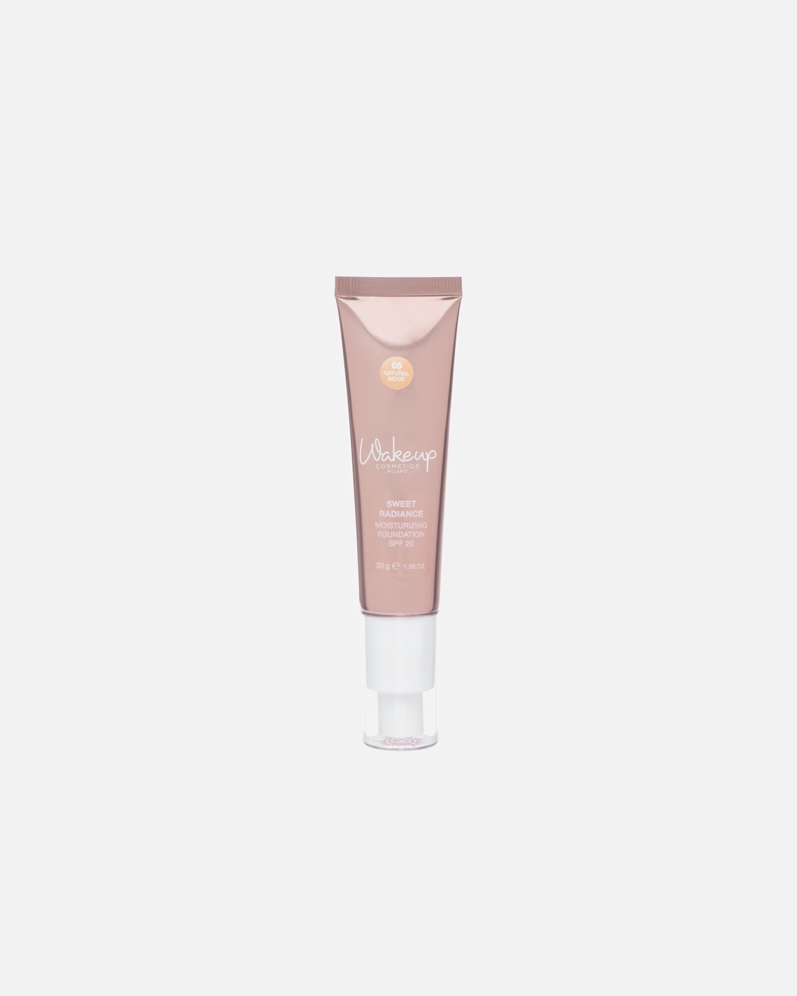 Fond de teint pour Unisexe Wakeup Cosmetics Sweet Radiance Foundation 05 NATURAL BEIGE
