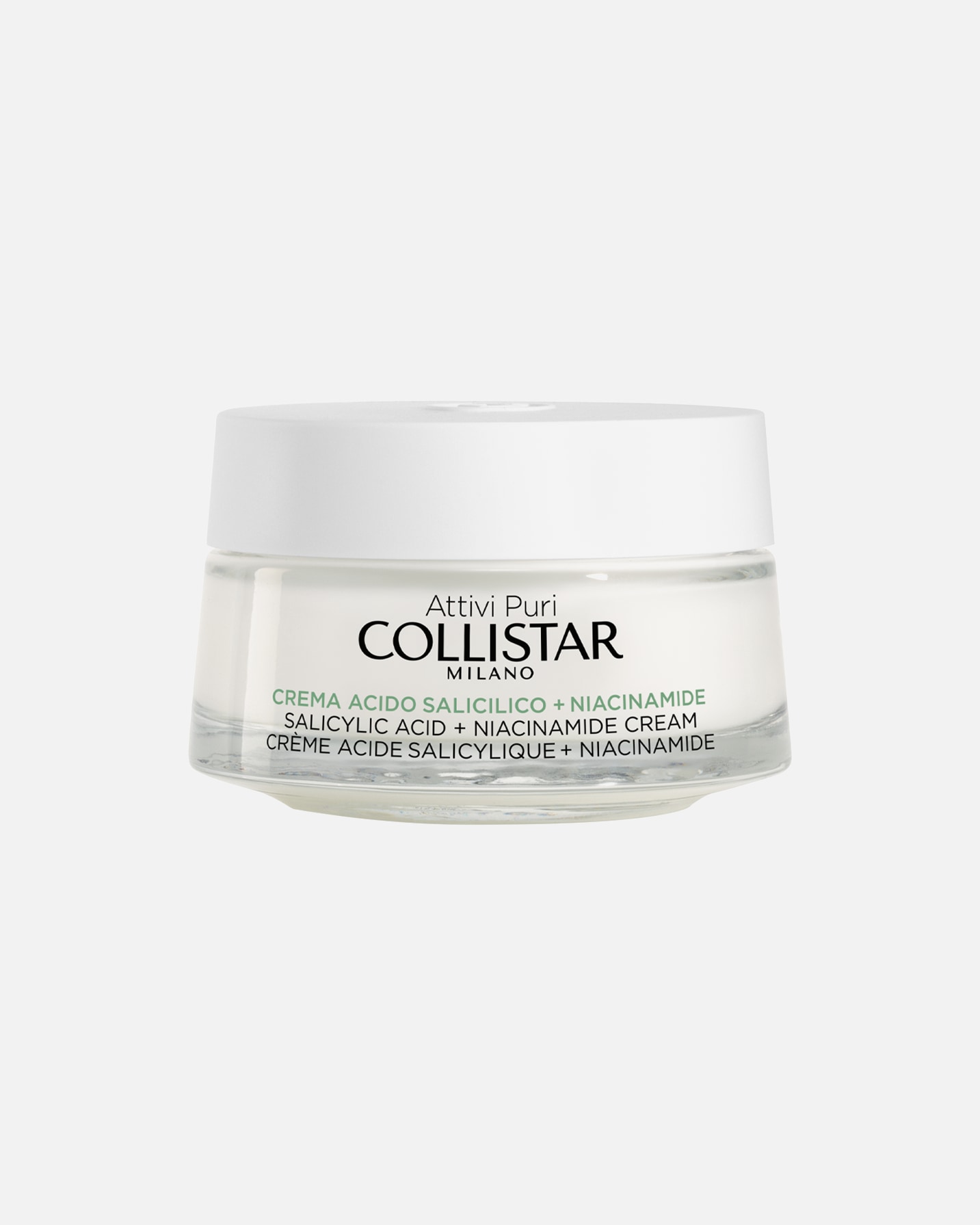 Fluide visage pour Unisexe Collistar Attivi Puri Attivi Puri Salicylic Acid + Niacinamide Cream 50 ml