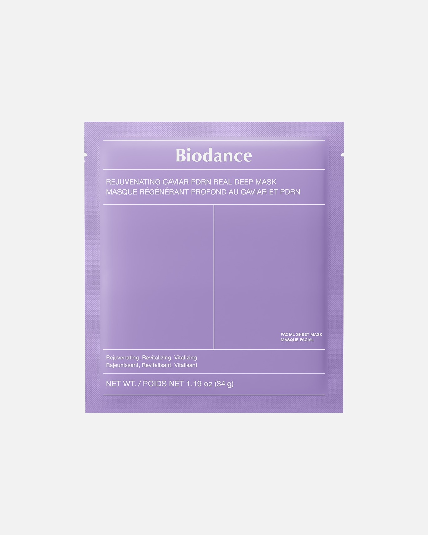 Masque tissu pour Unisexe Biodance Default Brand Line Rejuvenating Caviar PDRN Real Deep Mask 1 unité