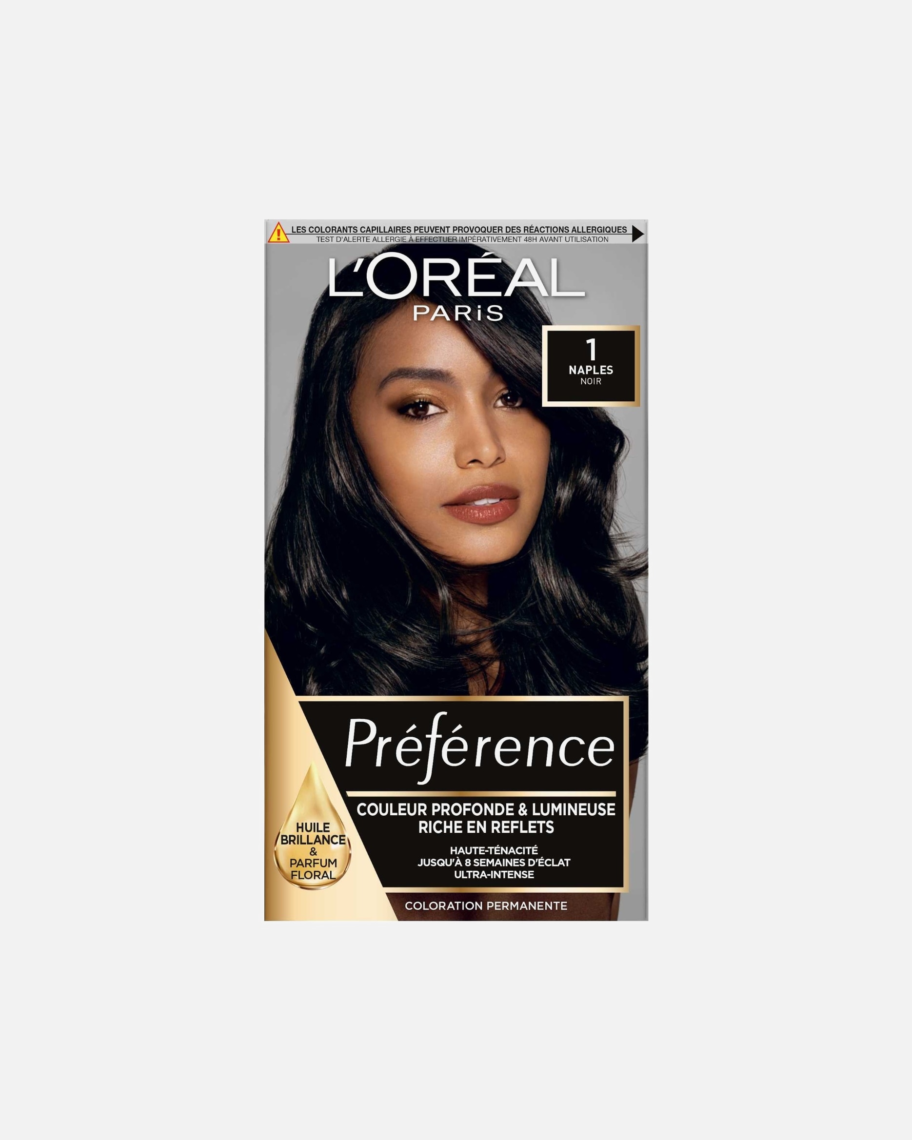 Coloration cheveux pour Femme L’Oréal Paris Preference Coloration 10 - Naples Noir Intense