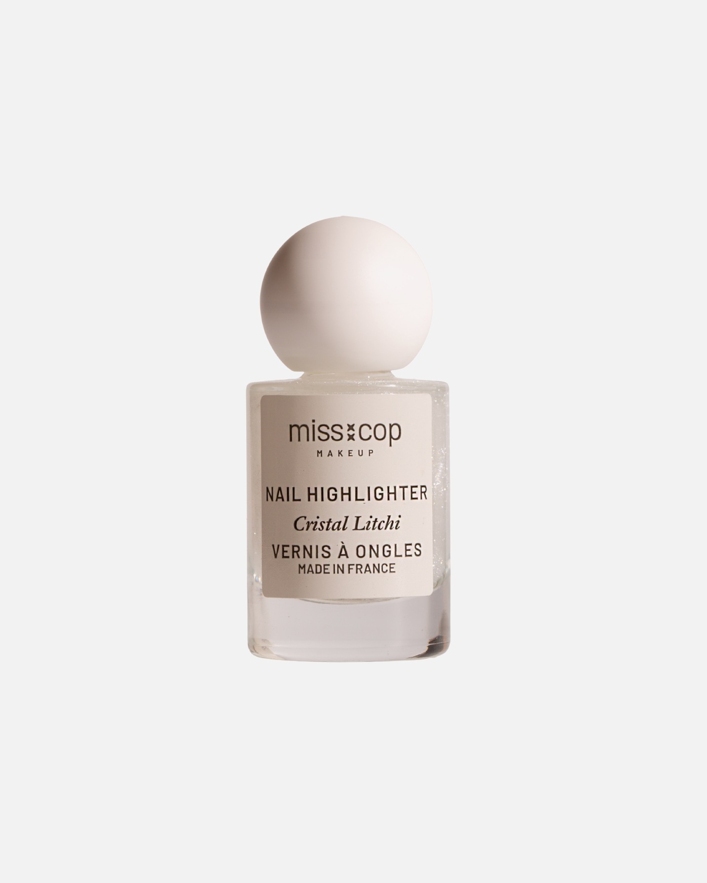 Vernis pour Unisexe Miss Cop Highlighter Nails 01 Christal Litchi