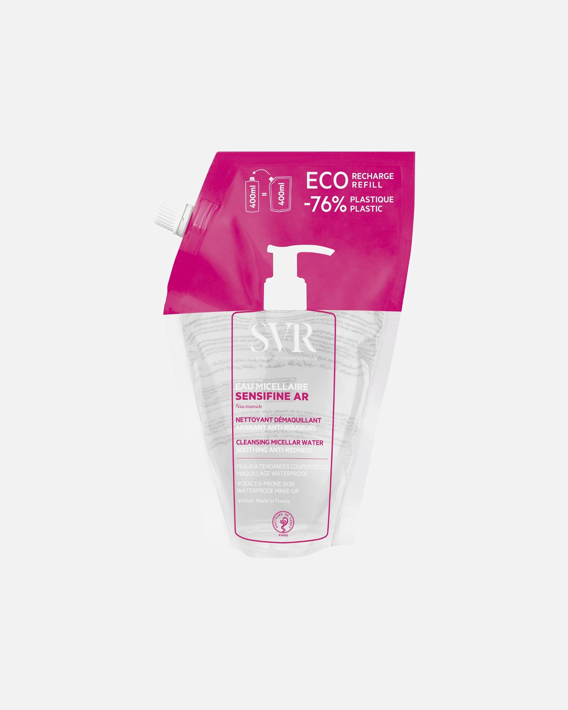 Eau micellaire pour Unisexe SVR Sensifine Ar Eau Micellaire Refill 400ml 400 ml
