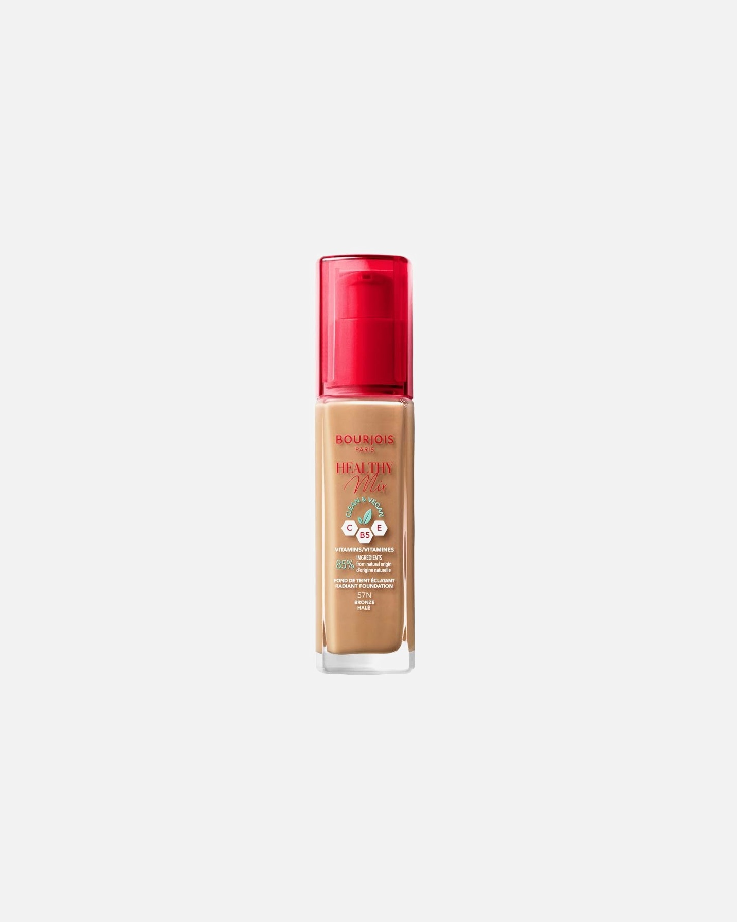Fond de teint pour Femme Bourjois HEALTHY MIX CLEAN 57N Bronze