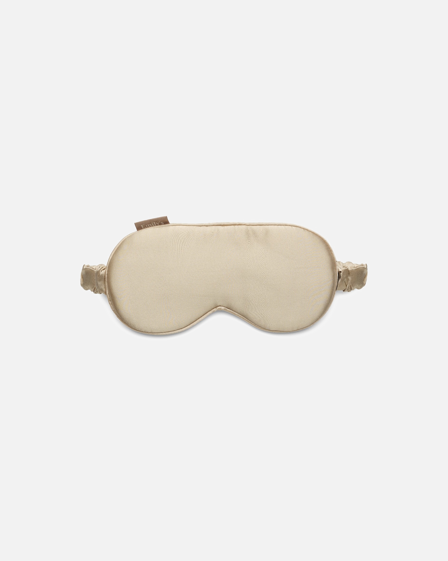 Masque de sommeil pour Unisexe Emily's Pillow Default Brand Line Masque de sommeil en soie Champagne