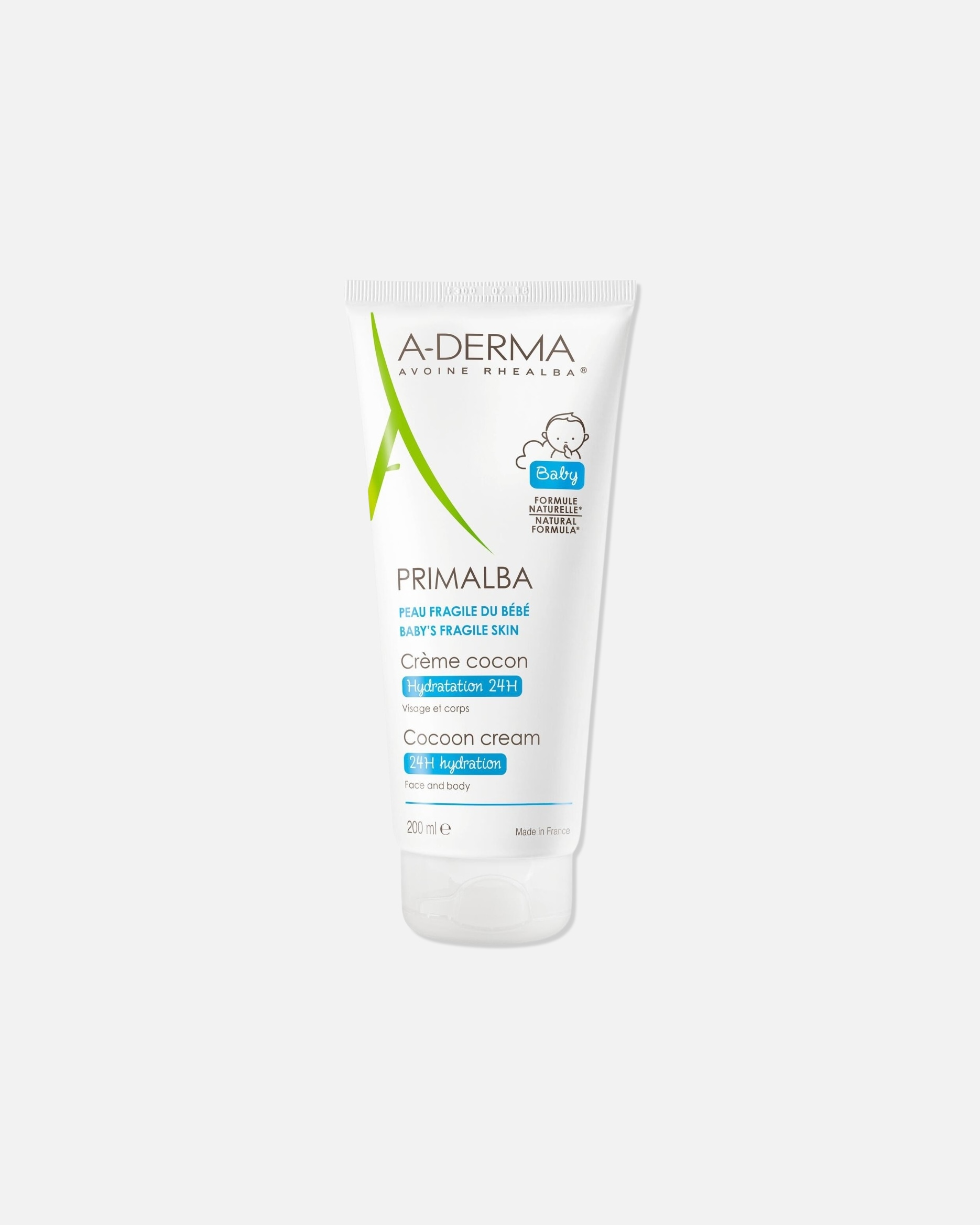 Crème pour le corps pour Femme A-DERMA Crème cocon bébé hydratation 24h 200 ml