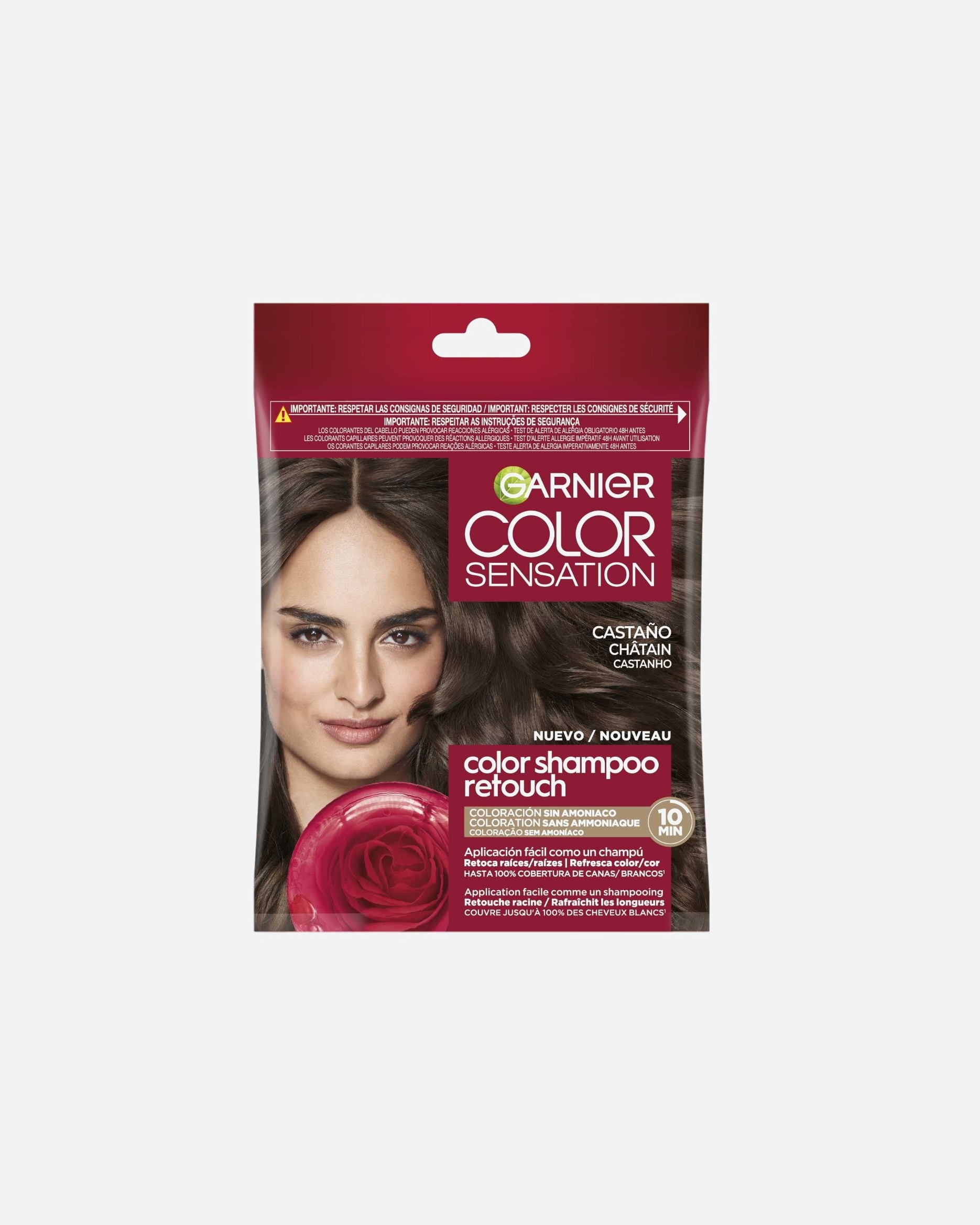 Coloration cheveux pour Unisexe Garnier Color Sensation Châtain