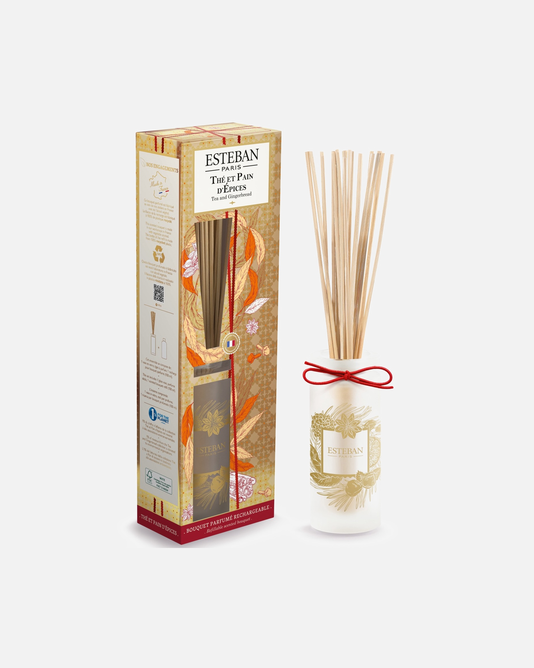 Parfum d'ambiance pour Unisexe Esteban The et pain d epices 100 ml