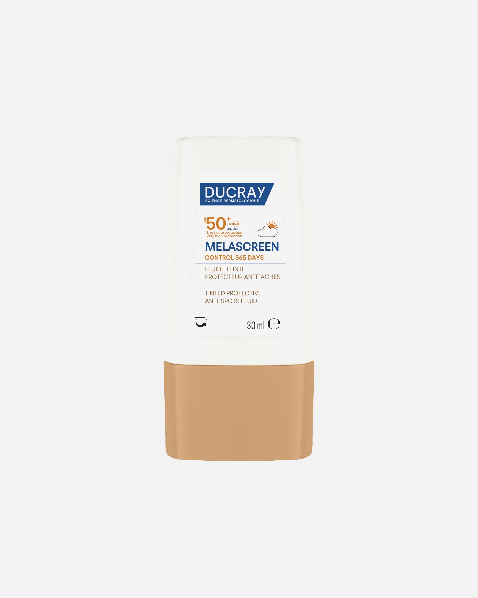 Crème visage pour Unisexe Ducray MELASCREEN Teinté protecteur antitaches SPF50+ 30 ml