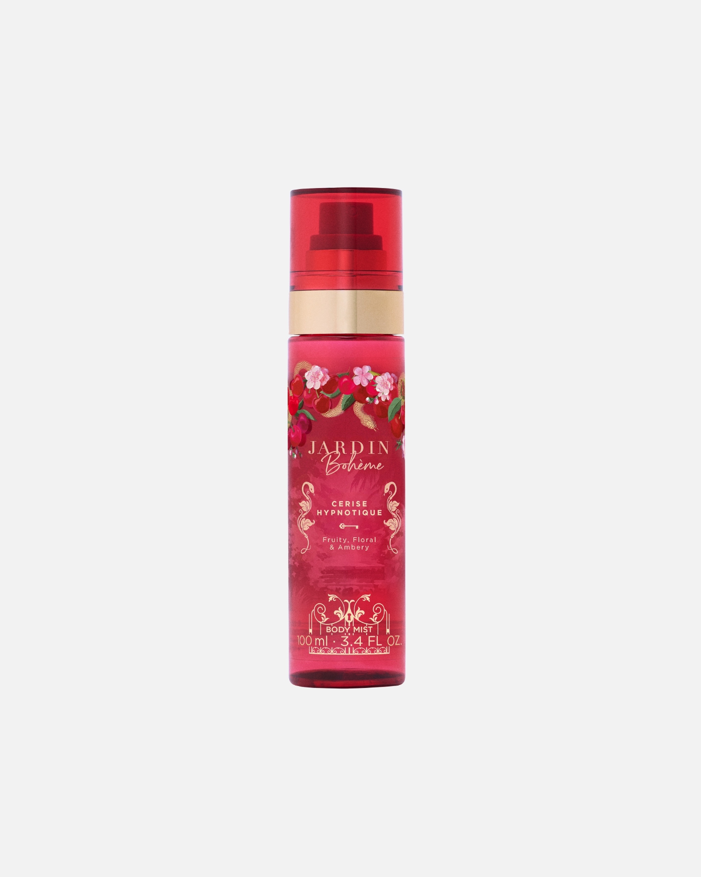 Spray pour le corps pour Unisexe Jardin Bohème Fruit Collection Brume Cerise Hypnotique 100 ml