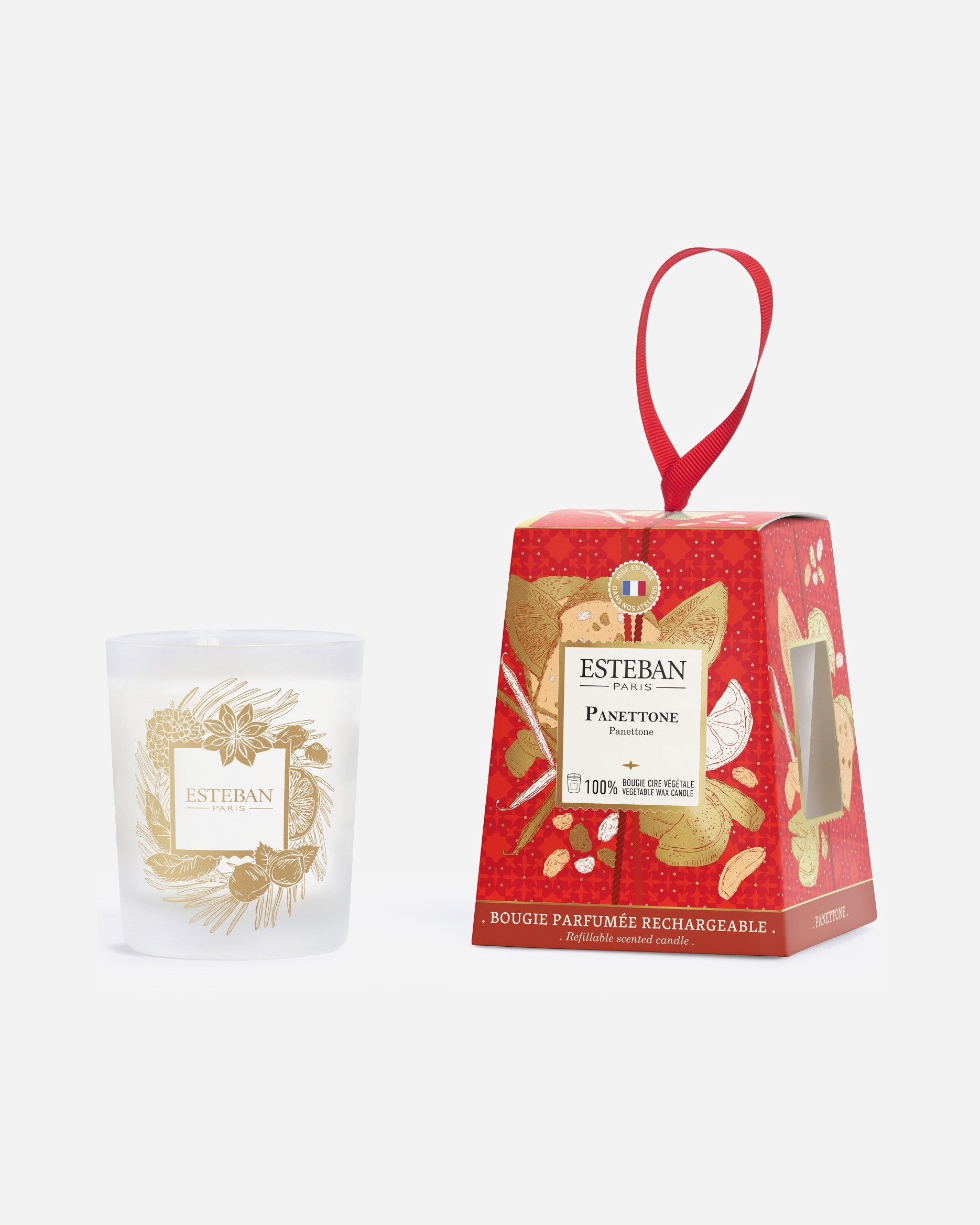 Bougie pour Unisexe Esteban Panettone 180 Grammes