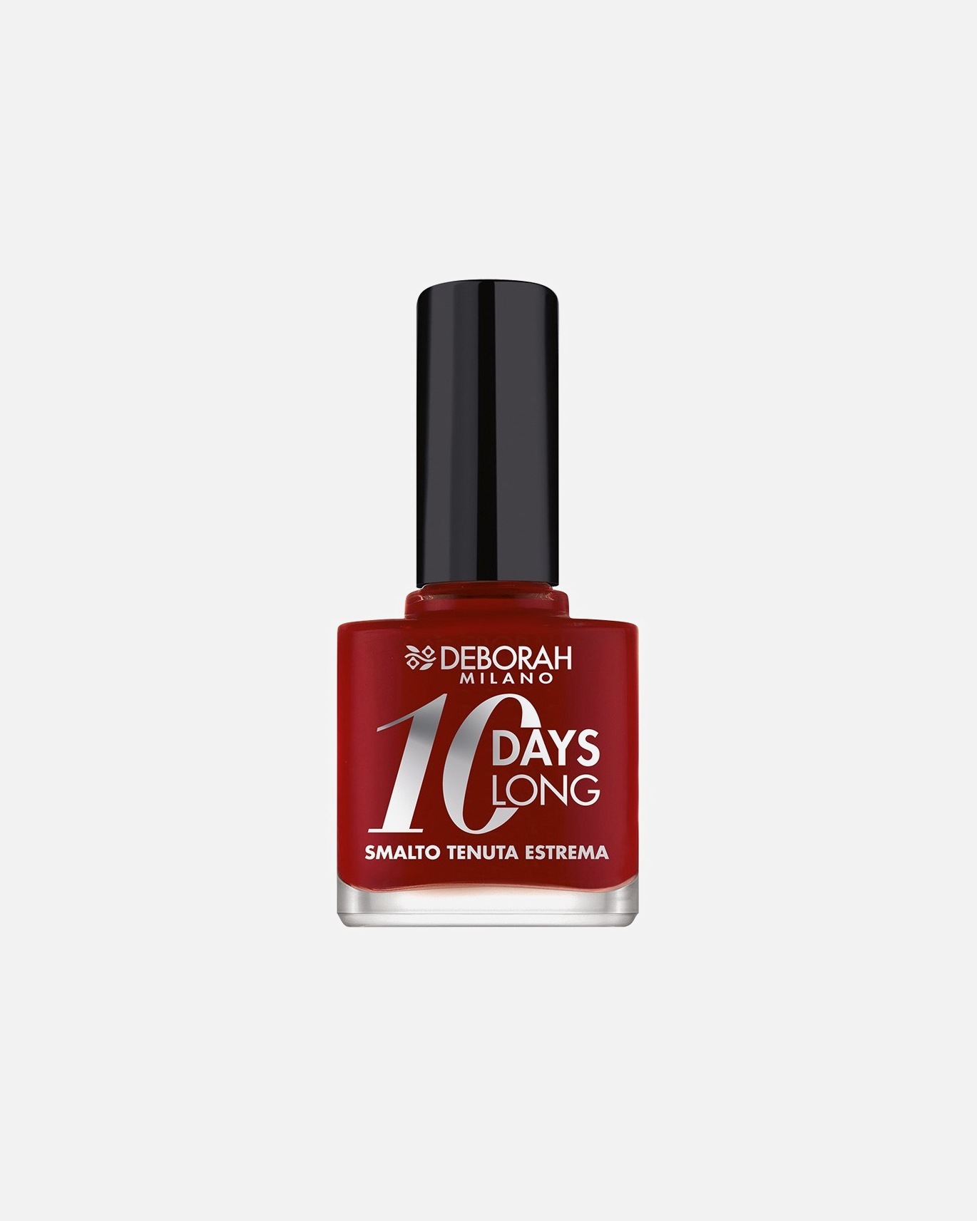Vernis pour Unisexe Deborah Milano Longue tenue 10jours 161 Dark red