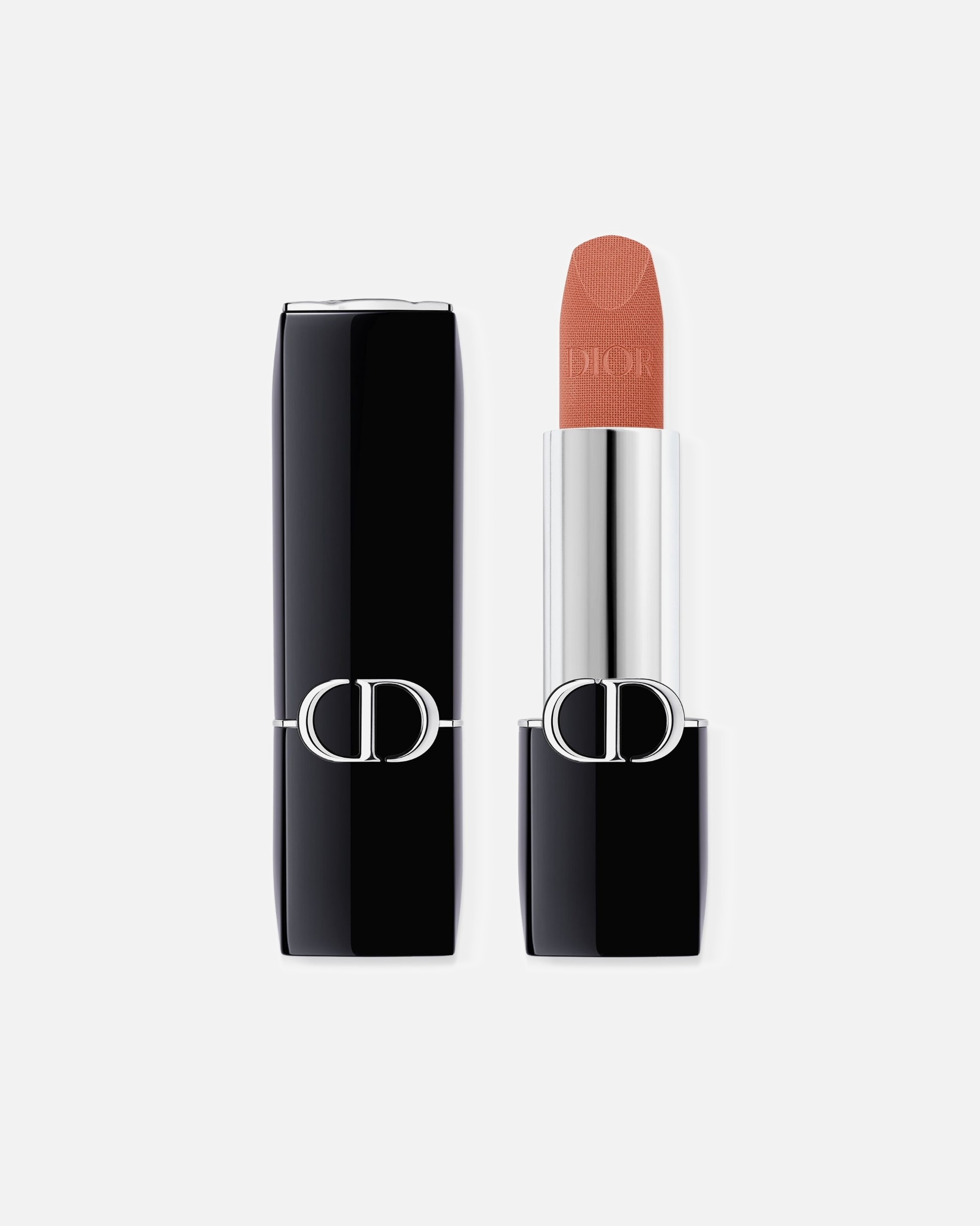 Rouge à lèvres pour Unisexe DIOR Rouge Dior Confort et longue tenue - 2 finis : velvet et satin Velours 200 - Nude Touch