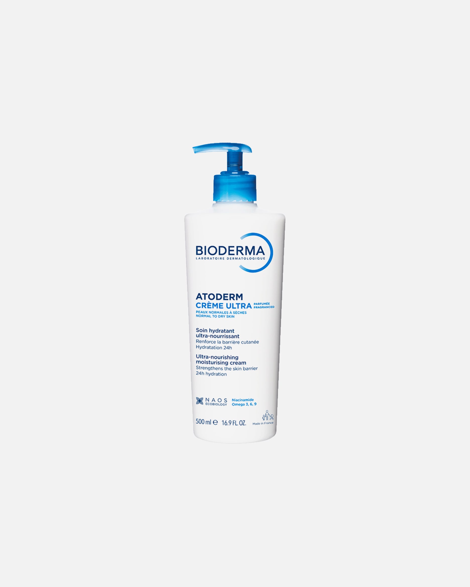 Crème pour le corps pour Unisexe Bioderma CRÈME ULTRA PARFUMÉE 500 ml