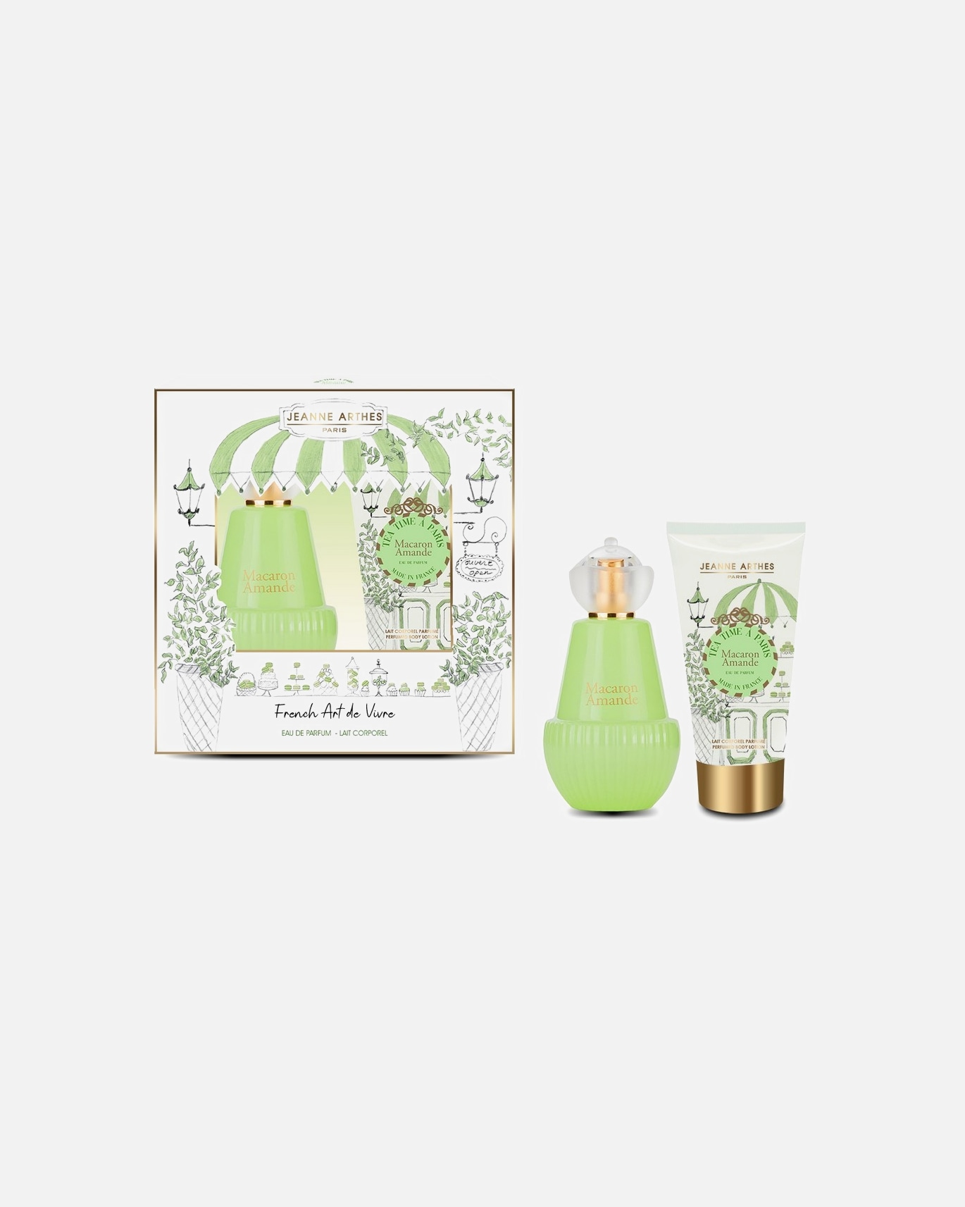 Coffret parfum pour Femme Jeanne Arthes French Way of Life Macaron Amande 1 Pièce