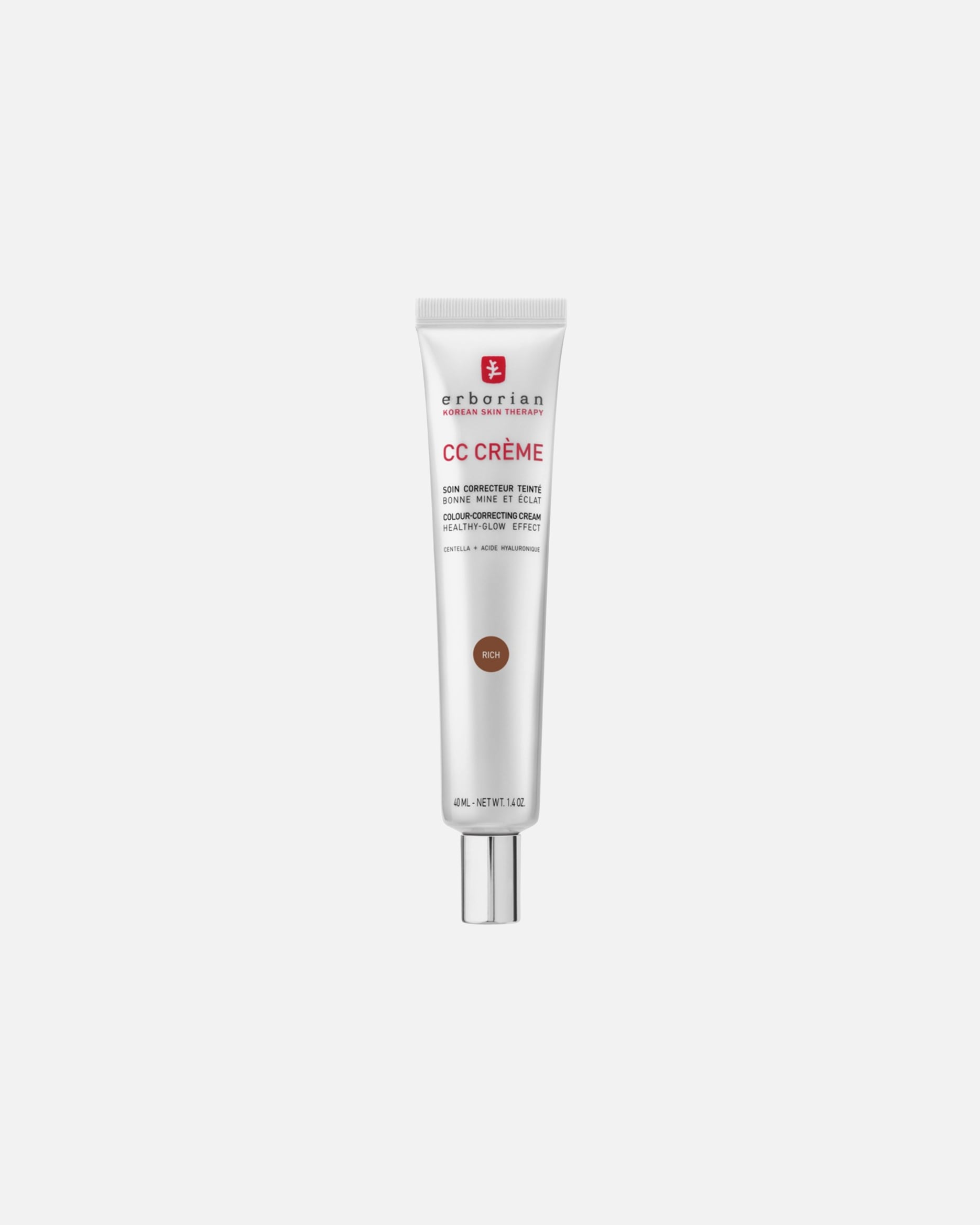 CC crème pour Unisexe Erborian Soin Correcteur teinté – Bonne mine & éclat 06. Rich