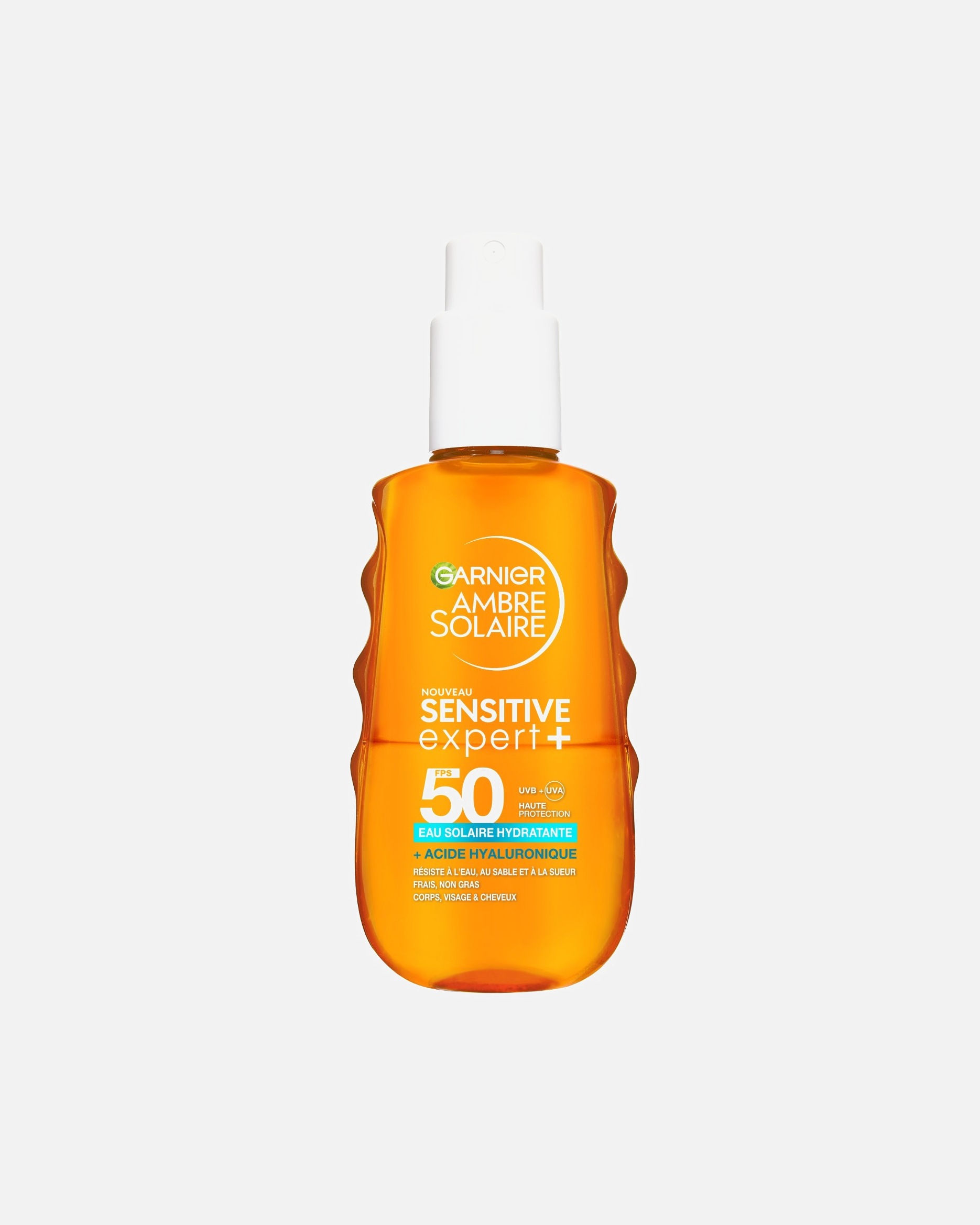 Crème solaire pour Unisexe Garnier Ambre Solaire Eau Solaire Sensitive Expert+ SPF50 150 ml
