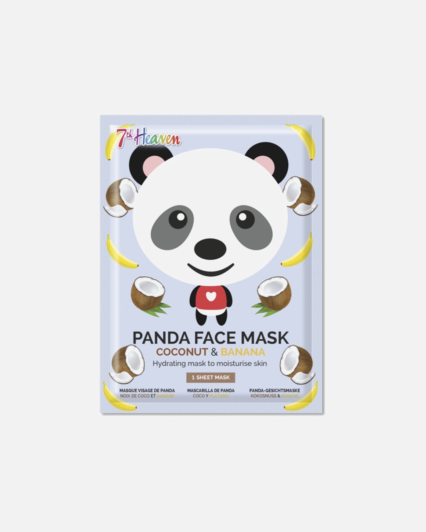 Masque tissu pour Unisexe 7th. Heaven Panda Quantité: 1