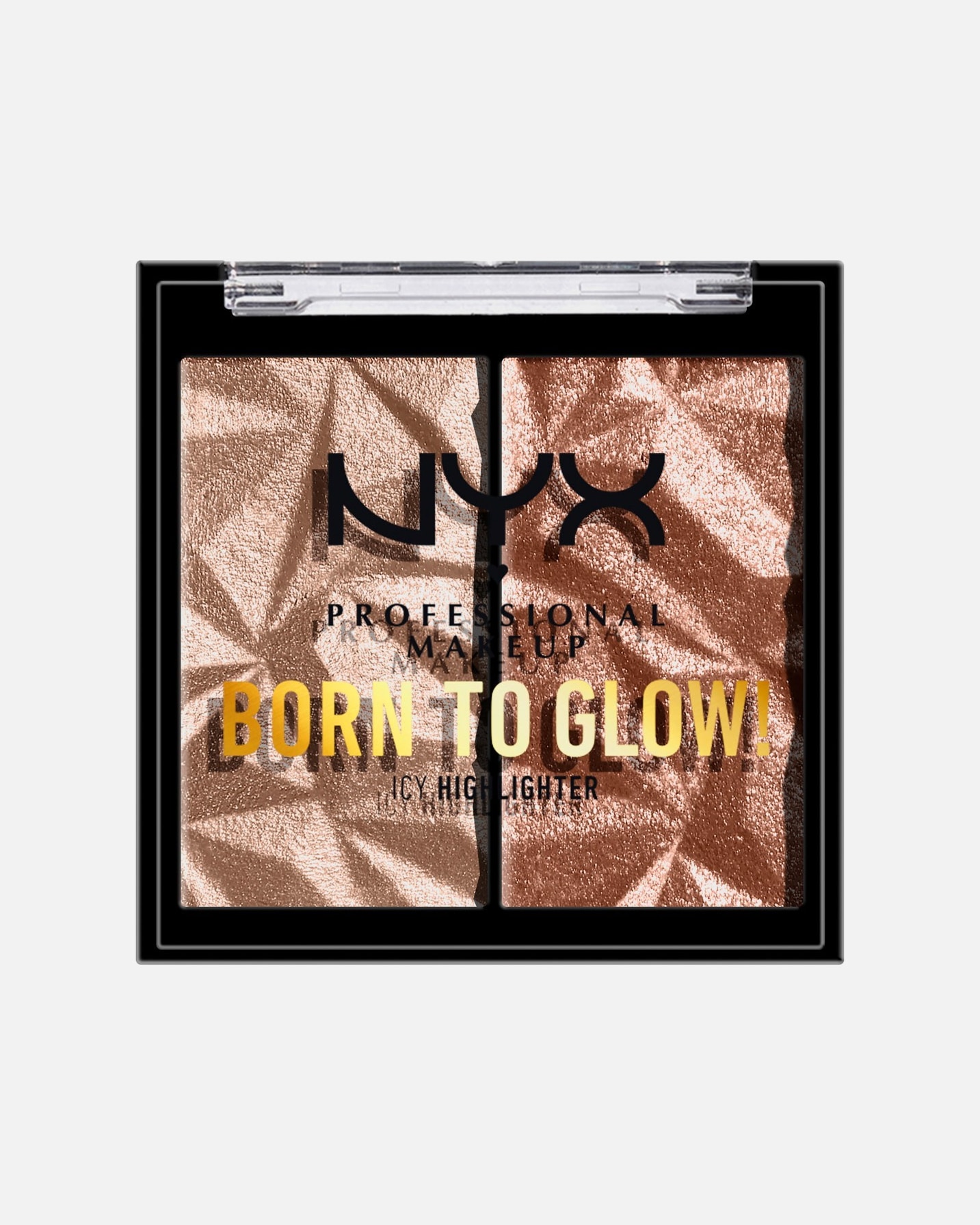 Illuminateur de teint pour Unisexe NYX Professional Makeup Born to Flow Icy Duo 03 - HIGH KEY FLEX