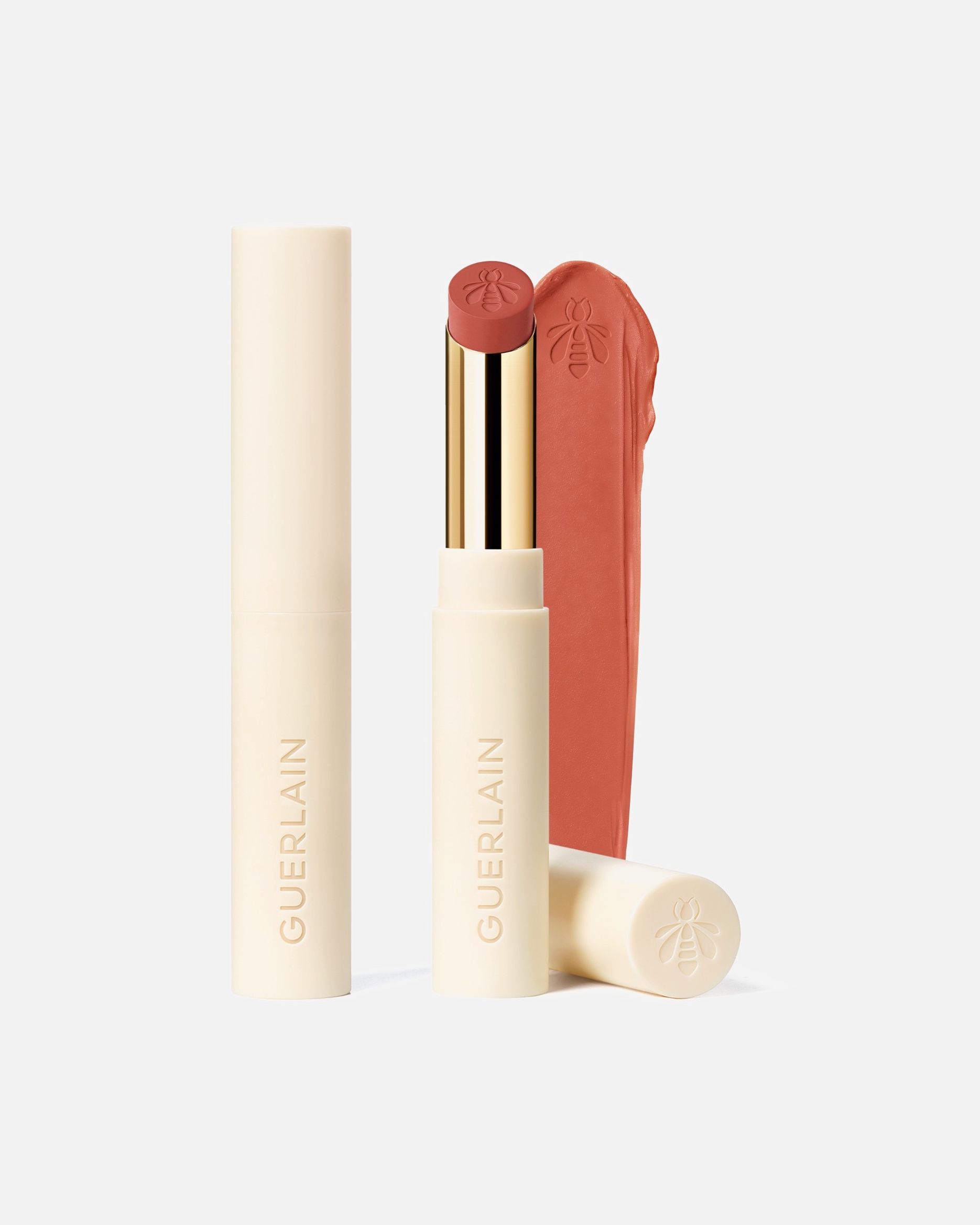 Rouge à lèvres pour Unisexe Guerlain KissKiss Le Rouge à Lèvres Intense Au Miel - Recharge 615 ORANGE BLOSSOM - Recharge