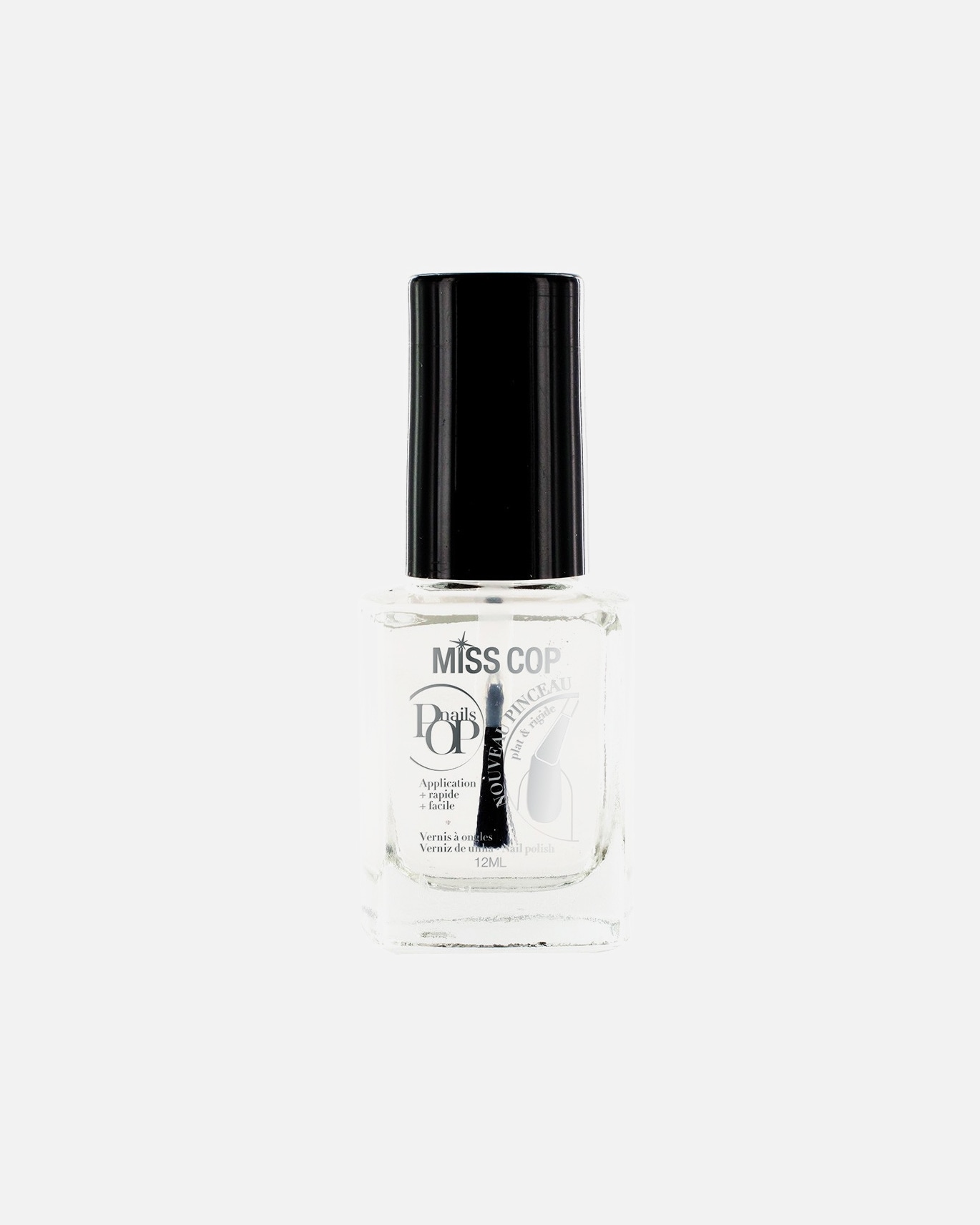 Vernis pour Unisexe Miss Cop Pop Nails 00- Transparent