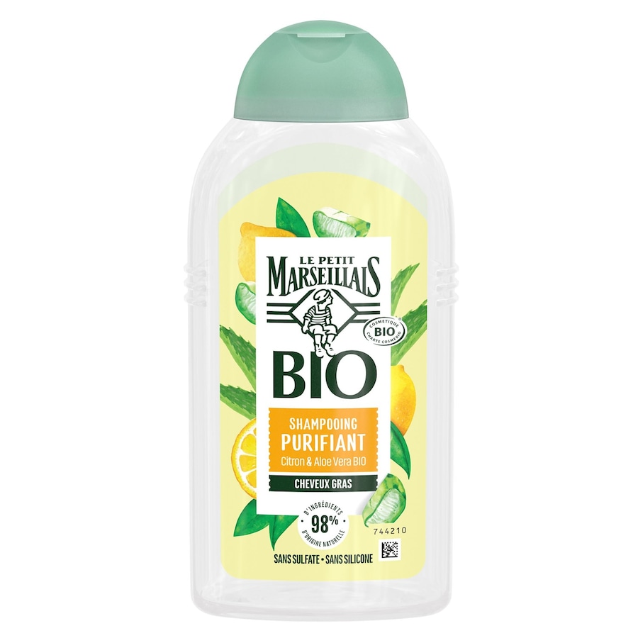Le Petit Marseillais - Shampooing Purifiant certifié BIO Aloe Vera & Citron Shampoing 240 ml unisex
