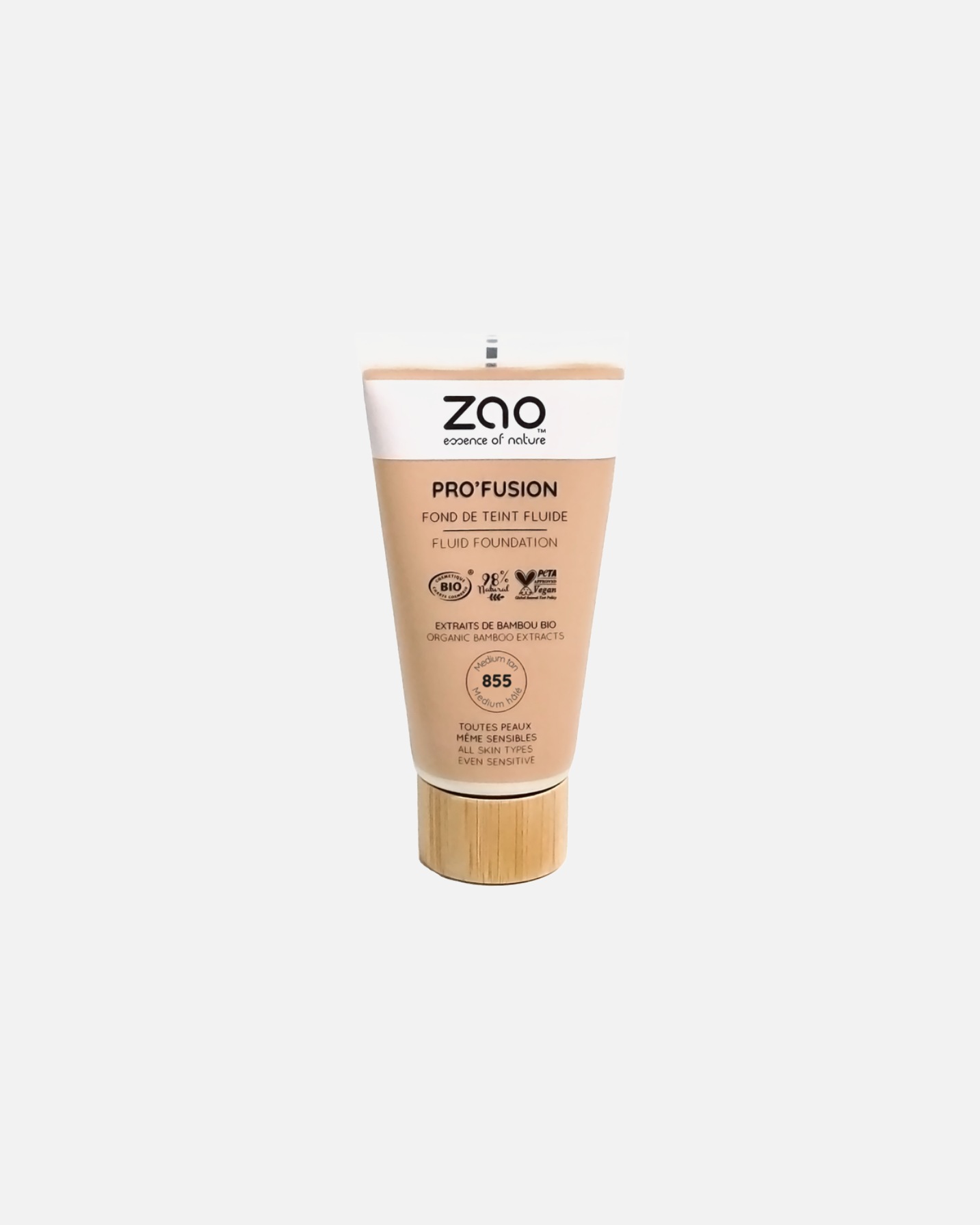 Fond de teint pour Unisexe ZAO Pro'Fusion 855 Medium hâlé ***