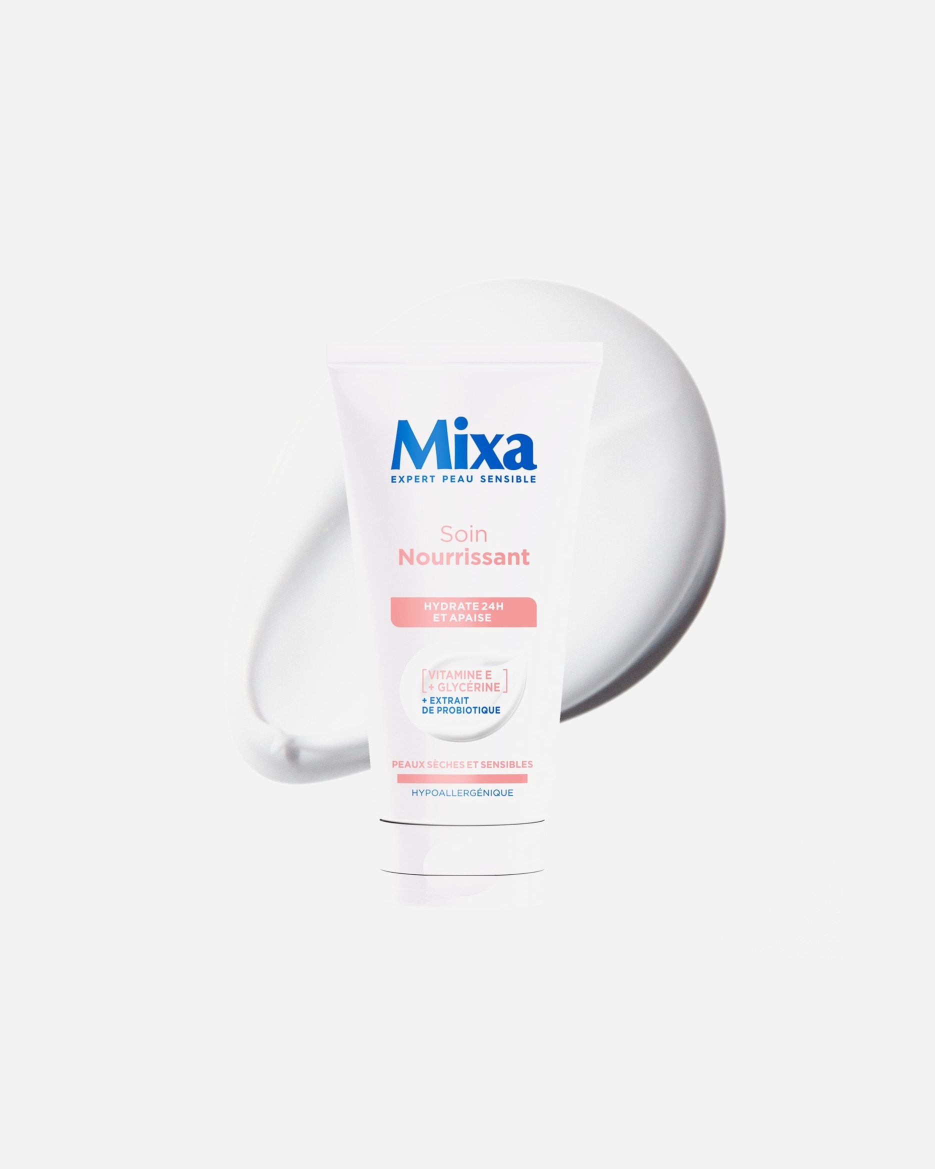 Crème de Jour pour Unisexe Mixa Expert Peau Sensible Nutritif Satinant 50 ml