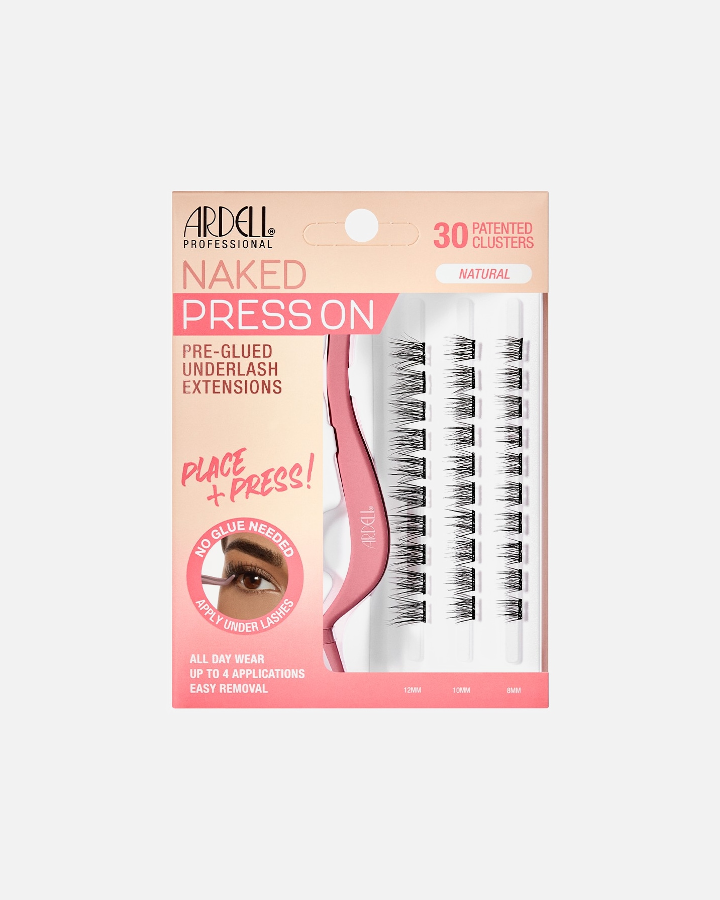 Faux-cils pour Unisexe Ardell Naked Lashes Press On Natural 1 Piece