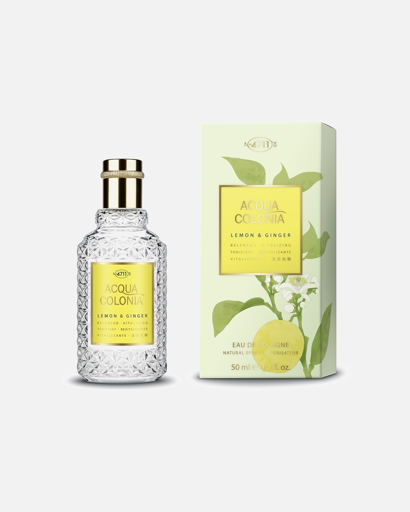 Eau de Cologne pour Unisexe 4711 Acqua Colonia Lemon & Ginger Aqua Colonia 50 ml