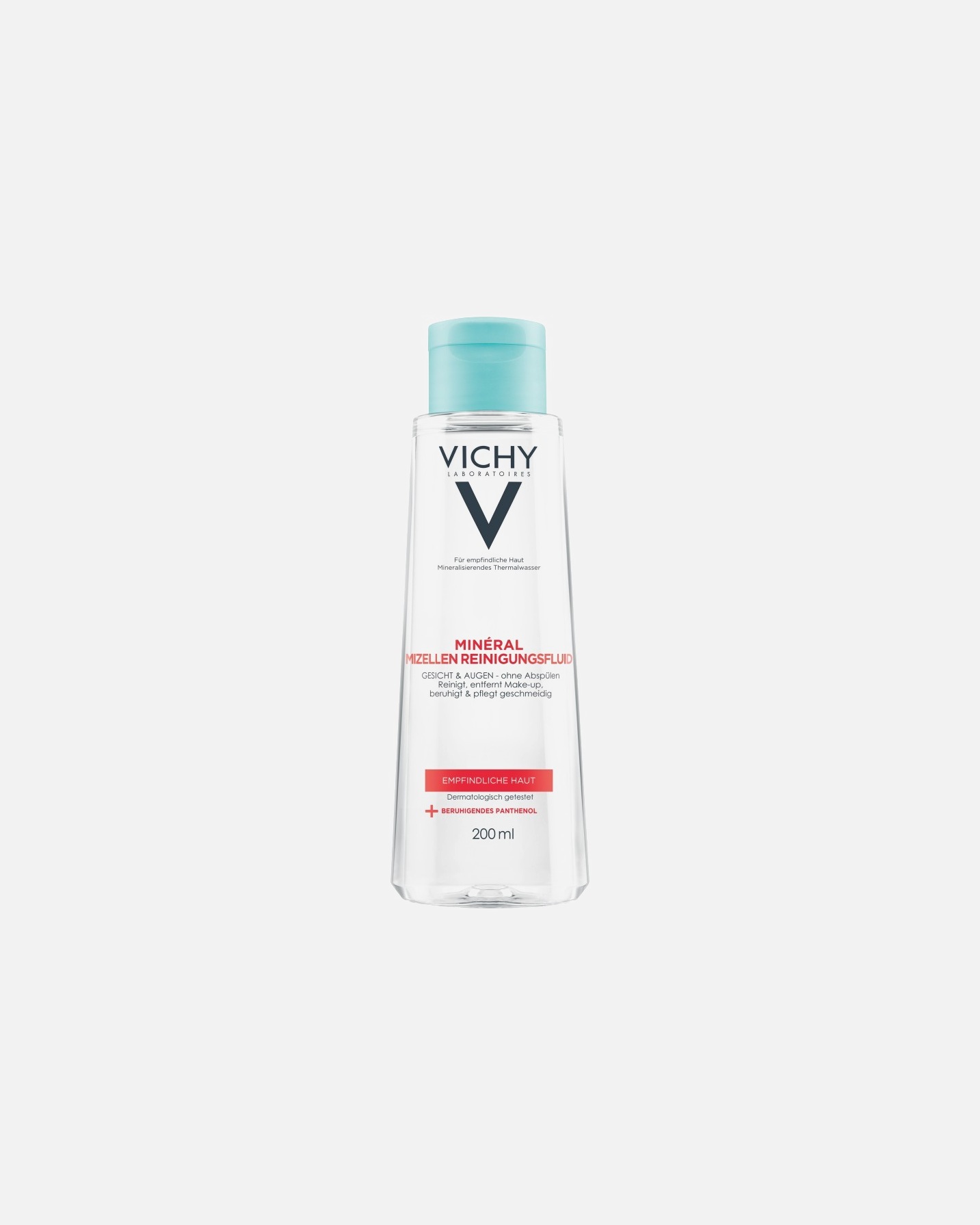 Gel nettoyant pour Unisexe Vichy Pureté Thermale 3 en 1 Eau Micellaire Intégrale Peau et Yeux Sensibles 200 ml