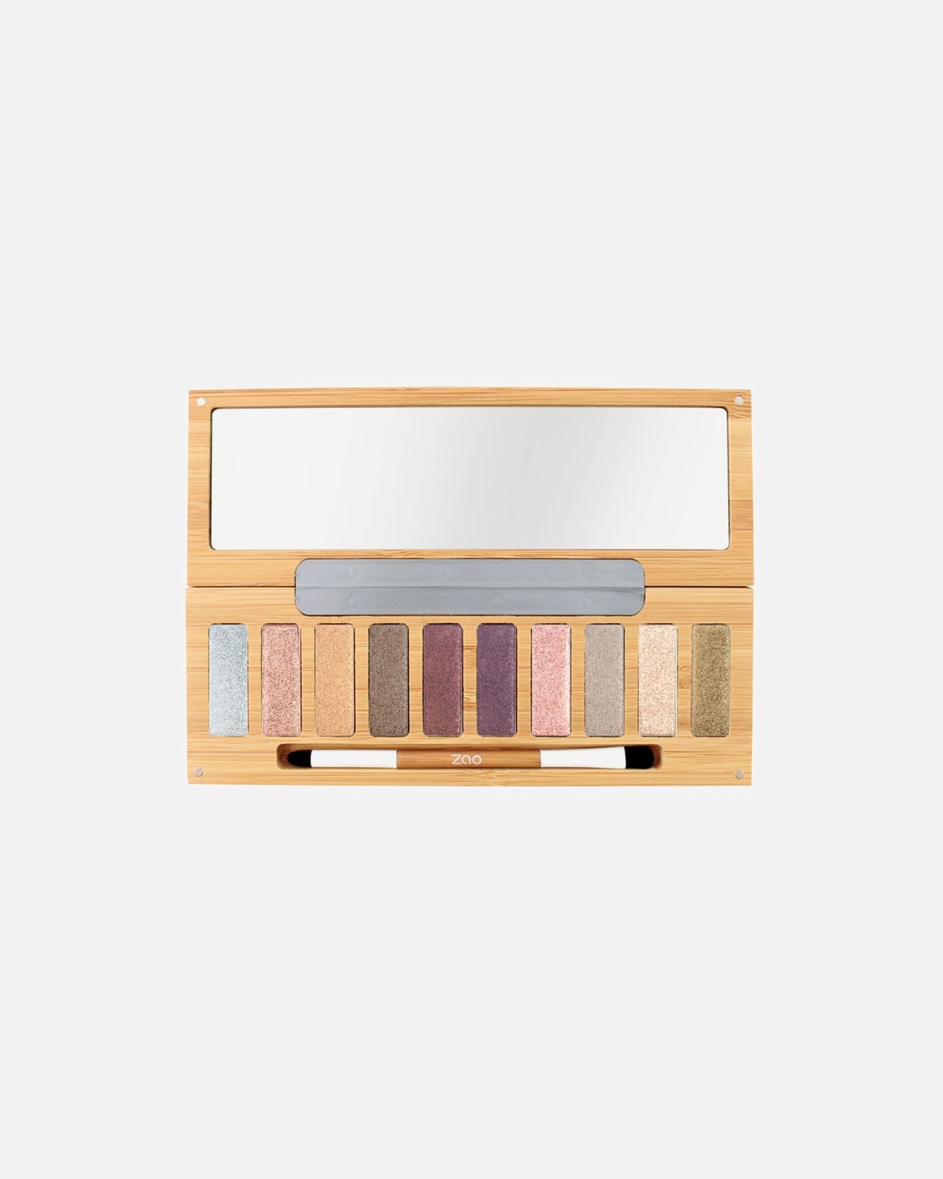 Ombre à paupières pour Unisexe ZAO Palette Ultra shiny LIGHT CHAMPAGNE-COOPERY PINK-SWEET PINK-PERFECT PL