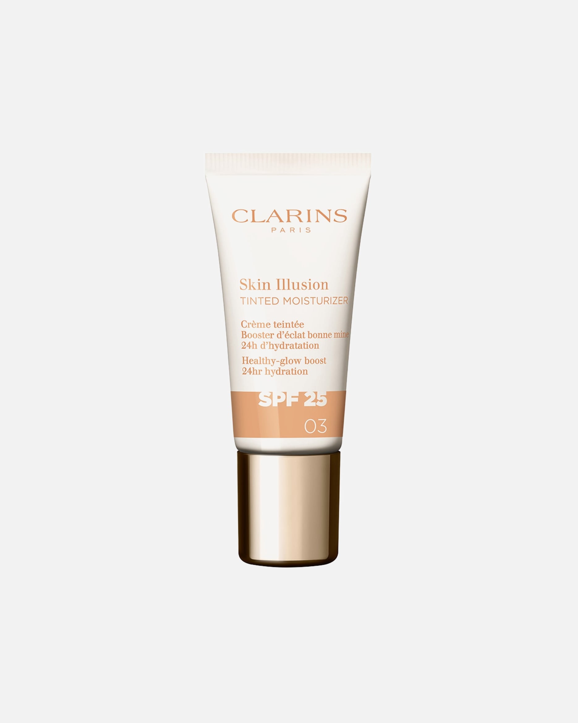 BB crème pour Unisexe Clarins Skin Illusion TINTED MOISTURIZER SPF25 – CREME TEINTEE BOOSTER D’ECLAT 03 - 15ml