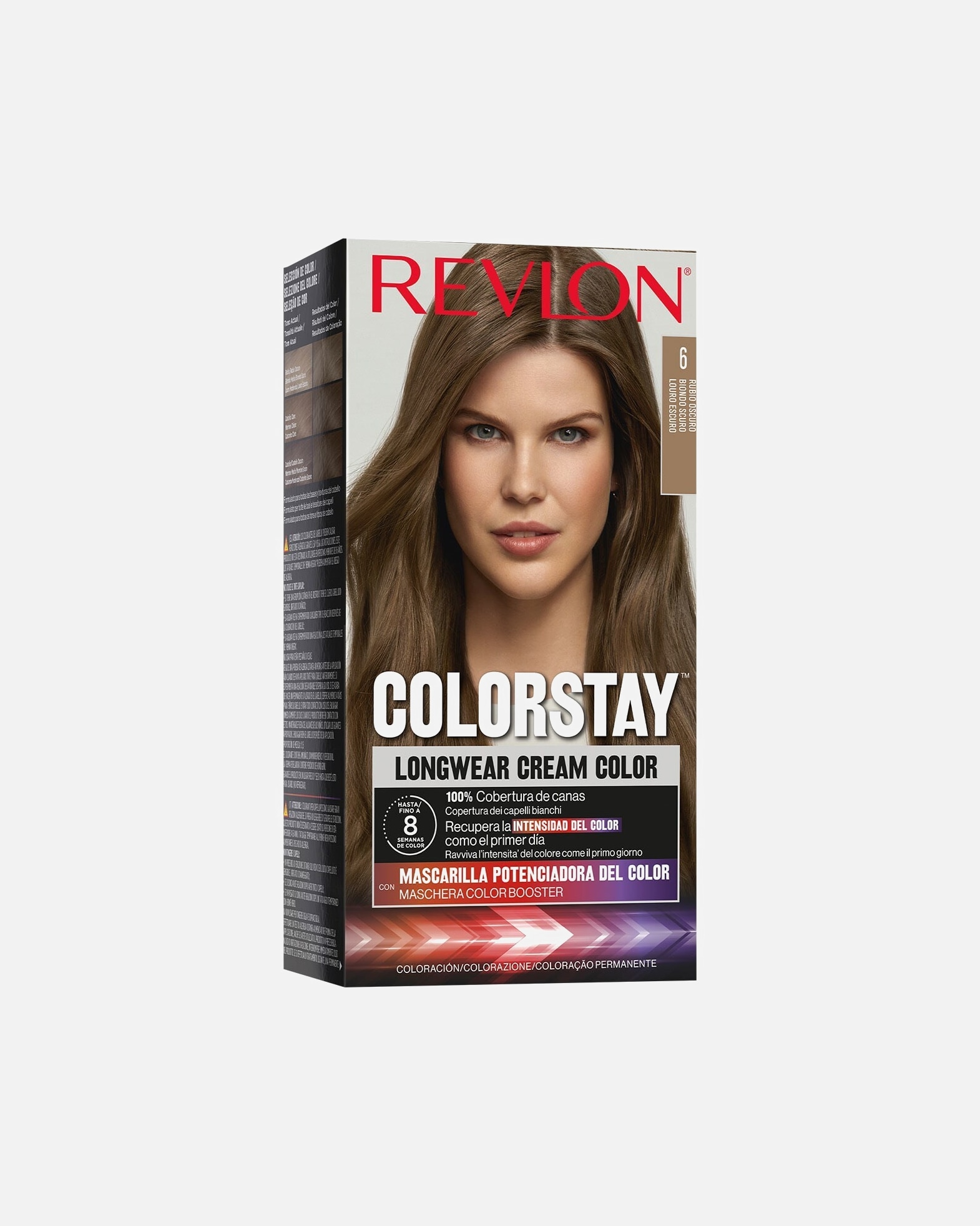Coloration cheveux pour Unisexe Revlon ColorStay™ N°6 Châtain Clair