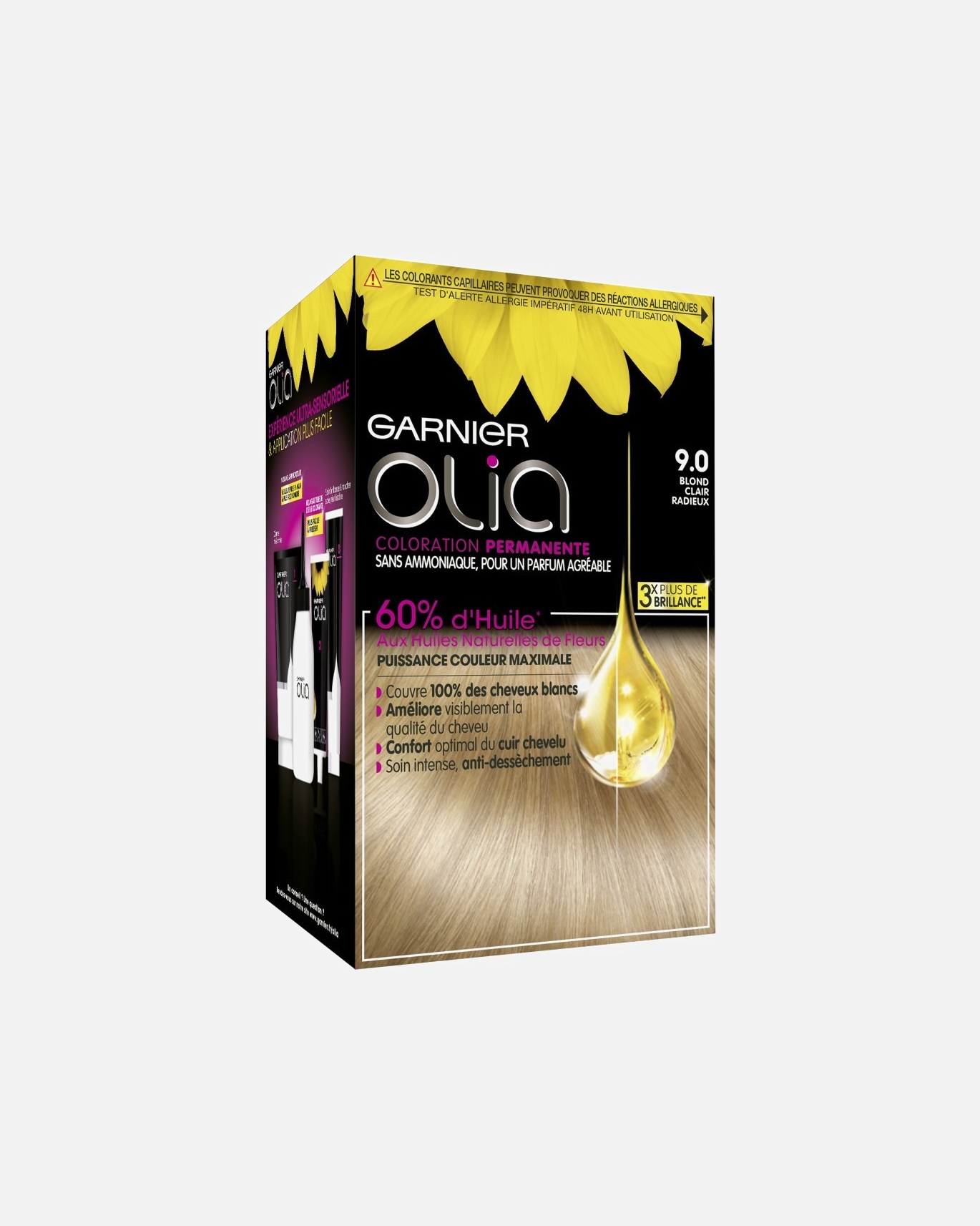 Coloration cheveux pour Unisexe Garnier Olia 9.0 - Blond Clair Radieux