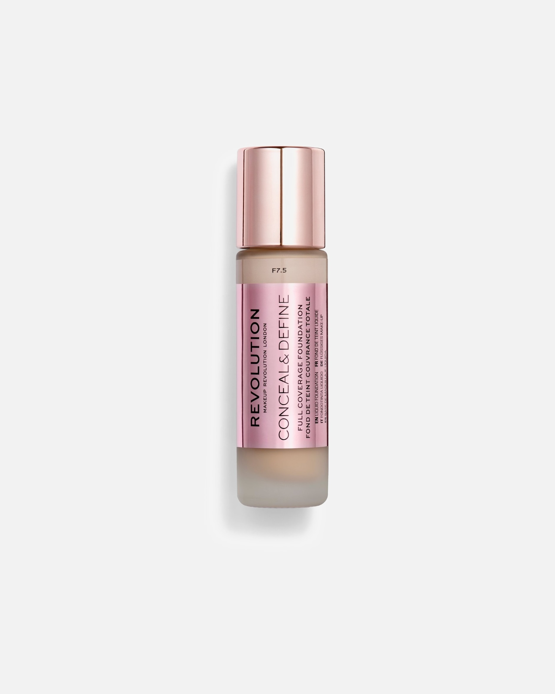 Fond de teint pour Unisexe REVOLUTION MUR Conceal & Define Foundation F8 F7