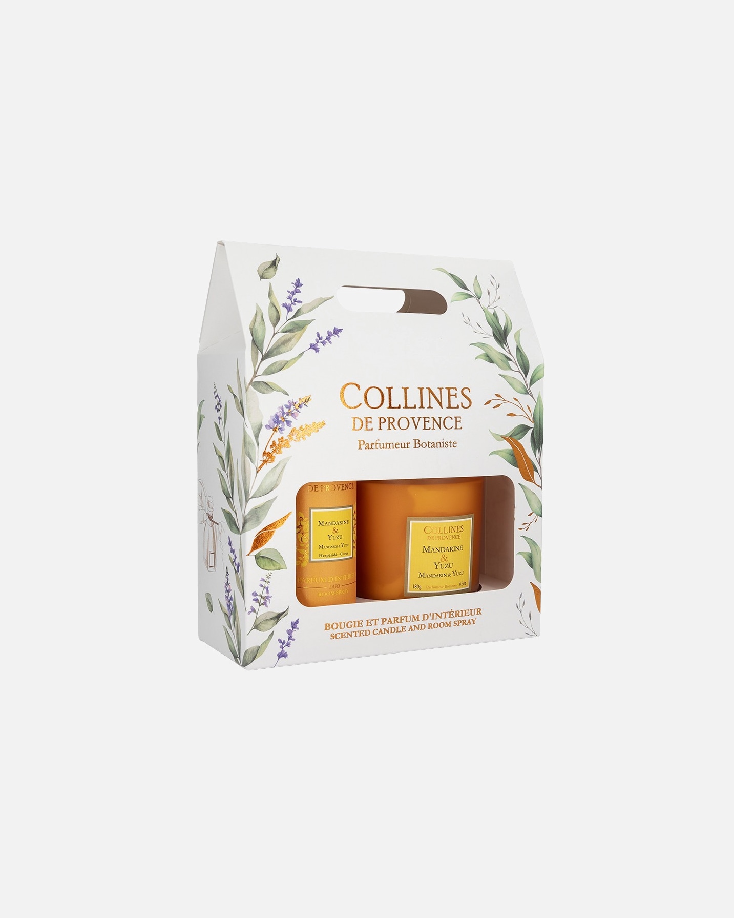Parfum d'ambiance pour Unisexe collines de provence Default Brand Line Coffret + PI Mandarine & Yuzu Duos Parfumés 1 unité