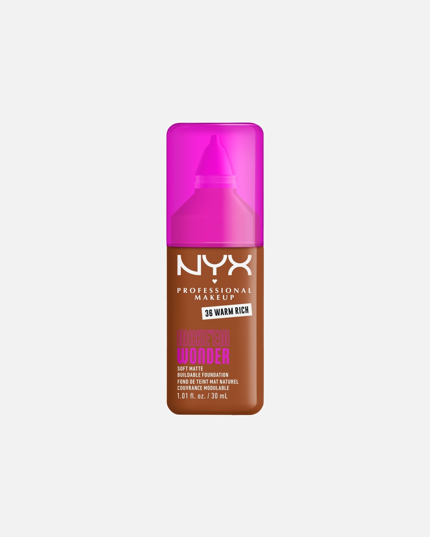 Fond de teint pour Unisexe NYX Professional Makeup Make 'EM Wonder Warm Rich