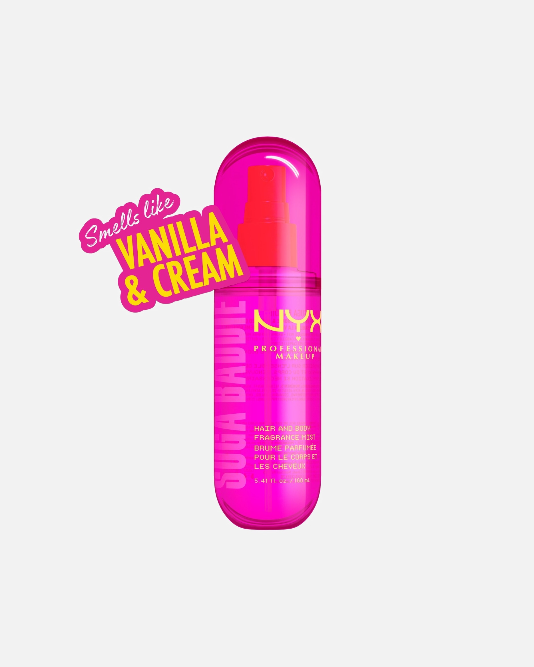 Spray pour le corps pour Unisexe NYX Professional Makeup Fat Oil Body Fat Oil Body Suga Baddie 160 ml