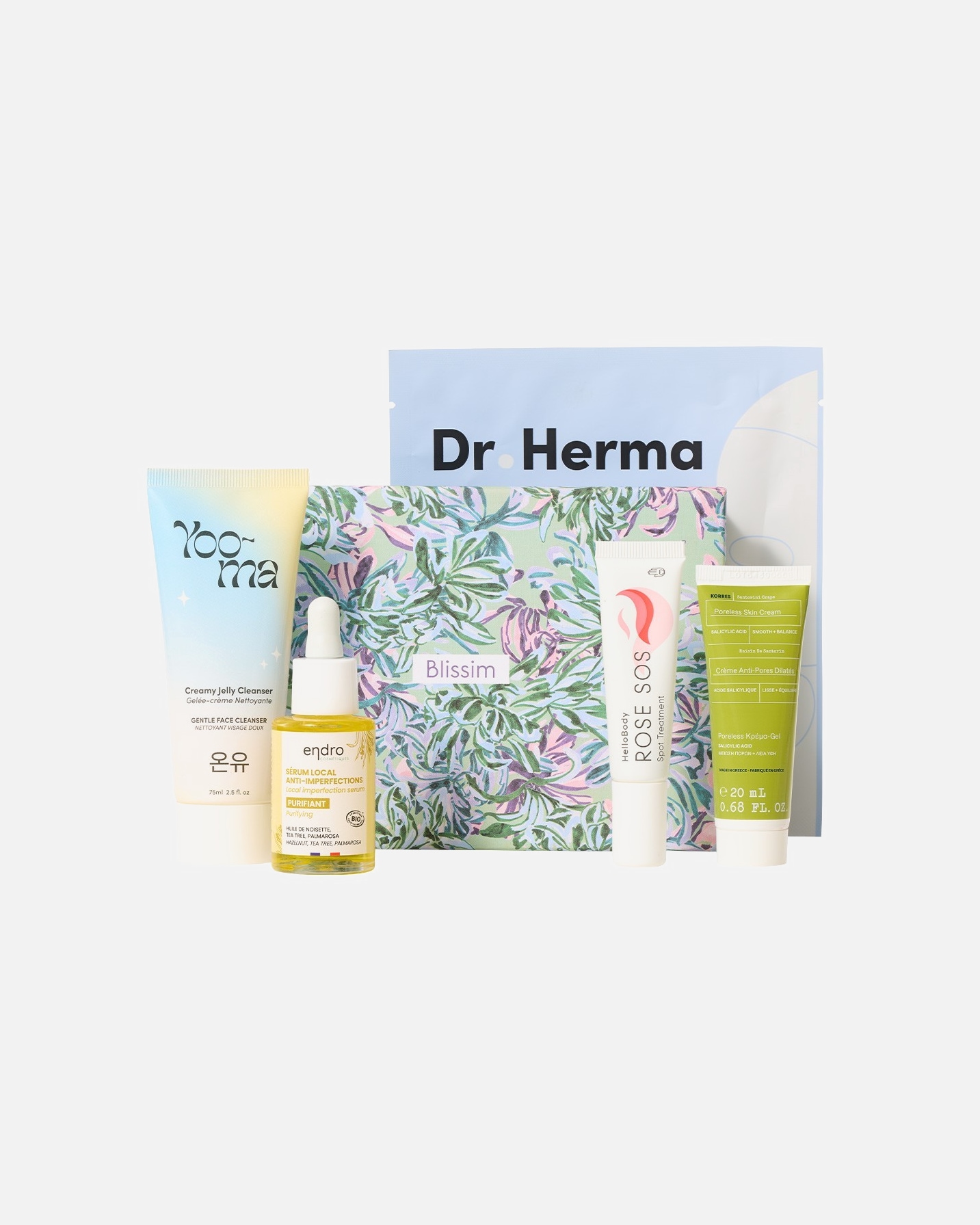 Coffret soin visage pour Femme Blissim Default Brand Line Objectif peau nette 1 unité