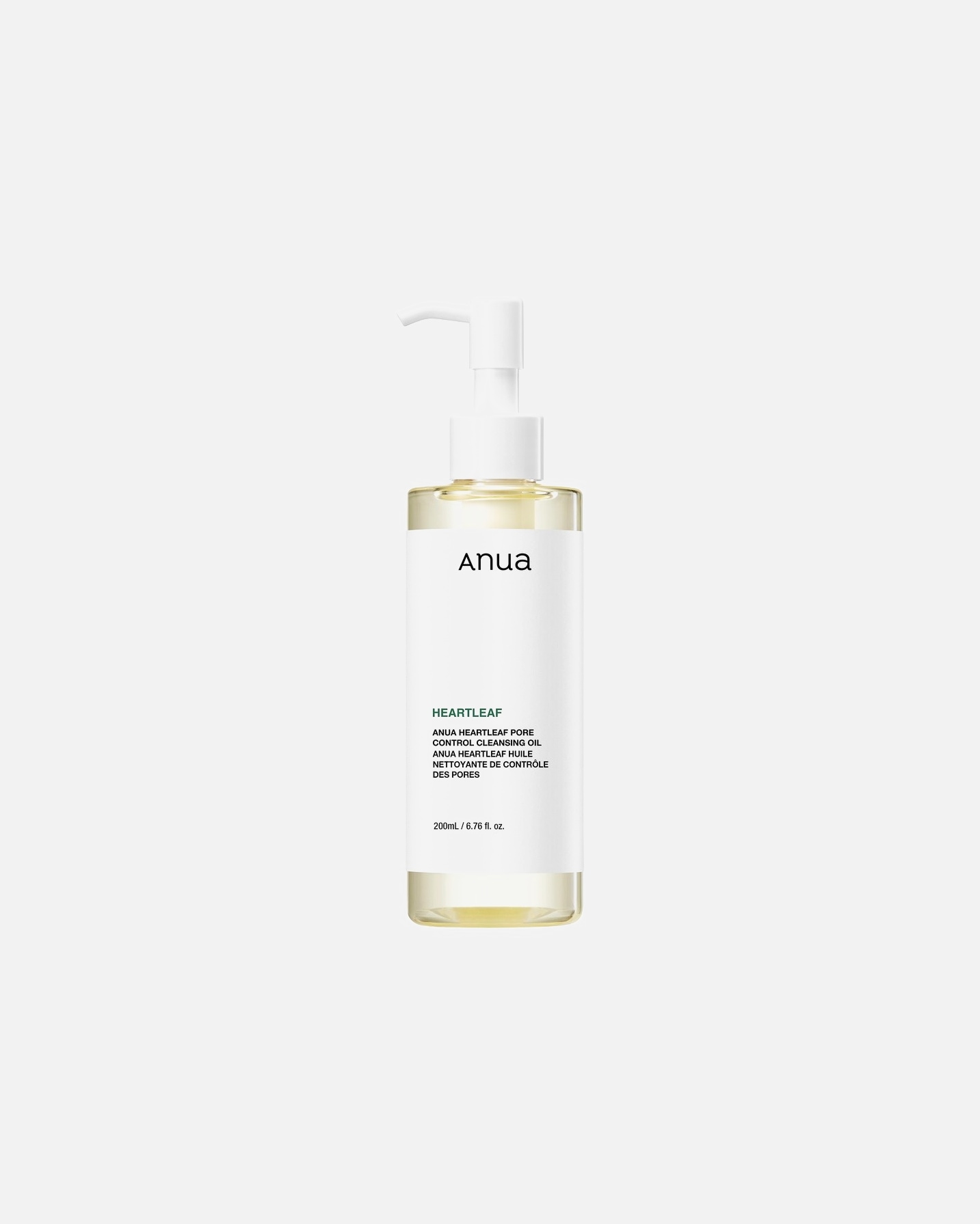 Mousse nettoyante visage pour Unisexe Anua Heartleaf Hearleaf Pore Control Cleansing Oil 200 ml