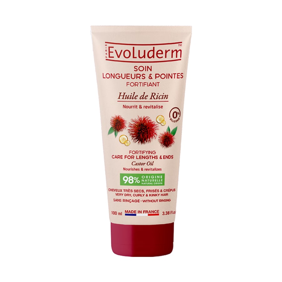 Evoluderm - Soin Longueurs & Pointes Fortifiant Huile de Ricin Soin sans rinçage 100 ml unisex