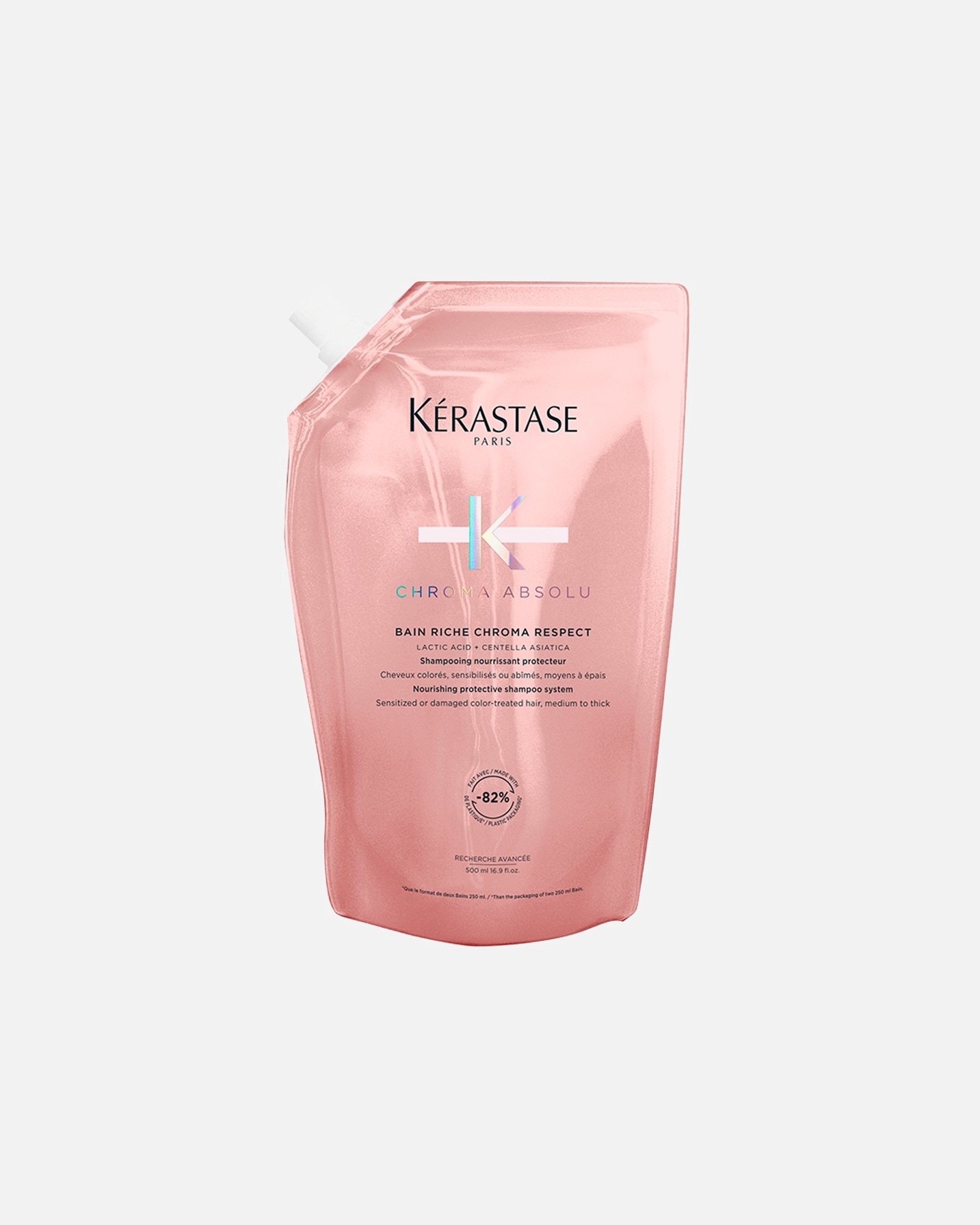 Shampooing pour Unisexe Kérastase Chroma Absolu Bain Riche Chroma Respect 500 ml - Recharge